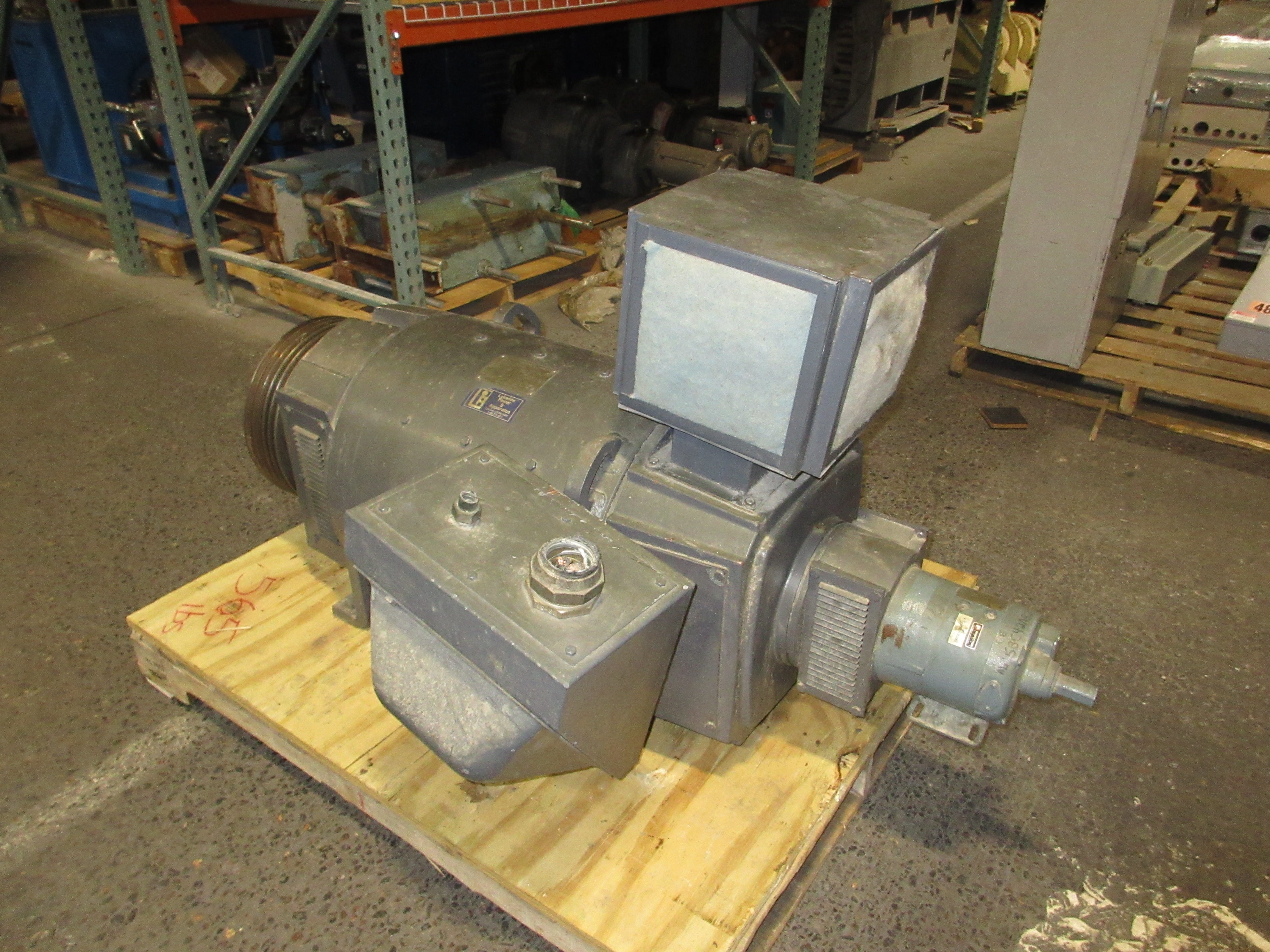 Allen-Bradley DC Motor 5CD204RA002A109 150HP 1750/2000RPM 500V 240A Used