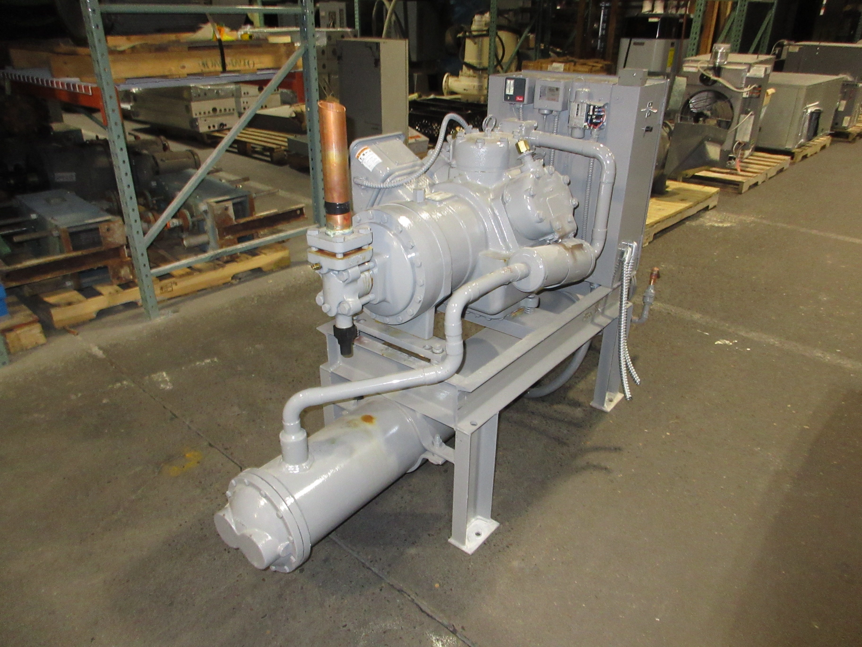 Carlyle Semi-Hermetic Reciprocating Compressor 06EM175300 3Ph 75CFM@1800RPM Used