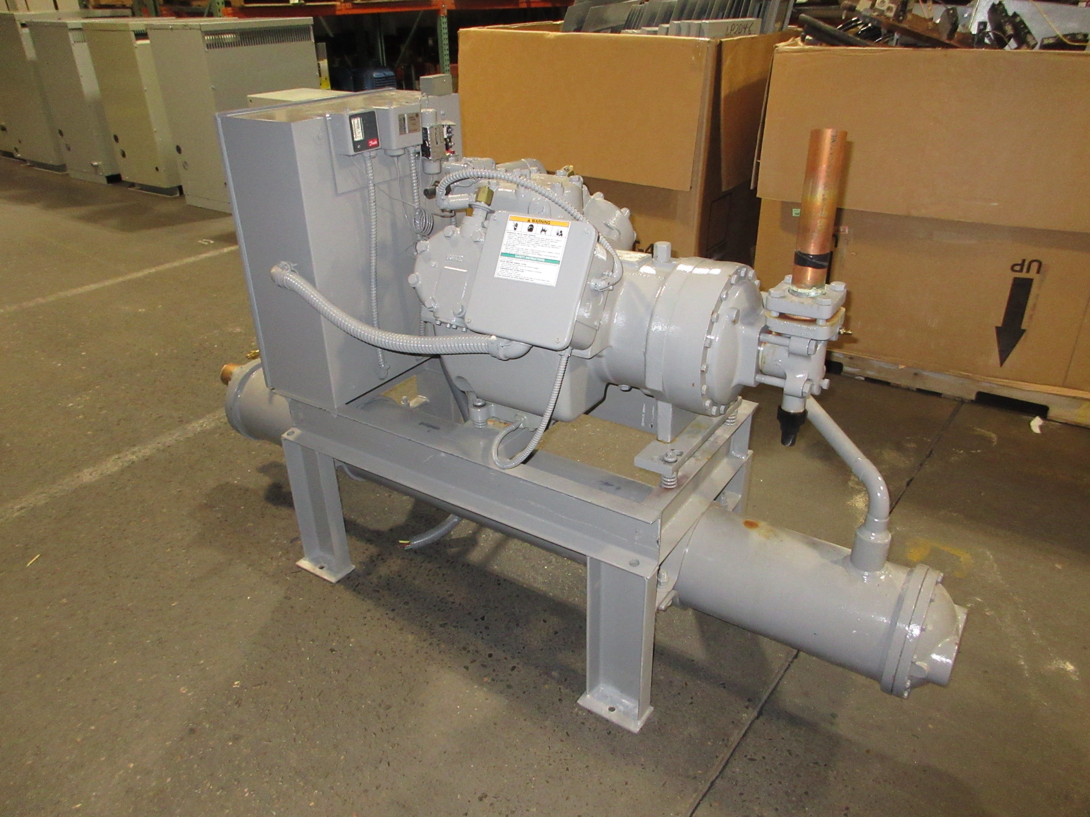 Carlyle Semi-Hermetic Reciprocating Compressor 06EM175300 3Ph 75CFM@1800RPM Used