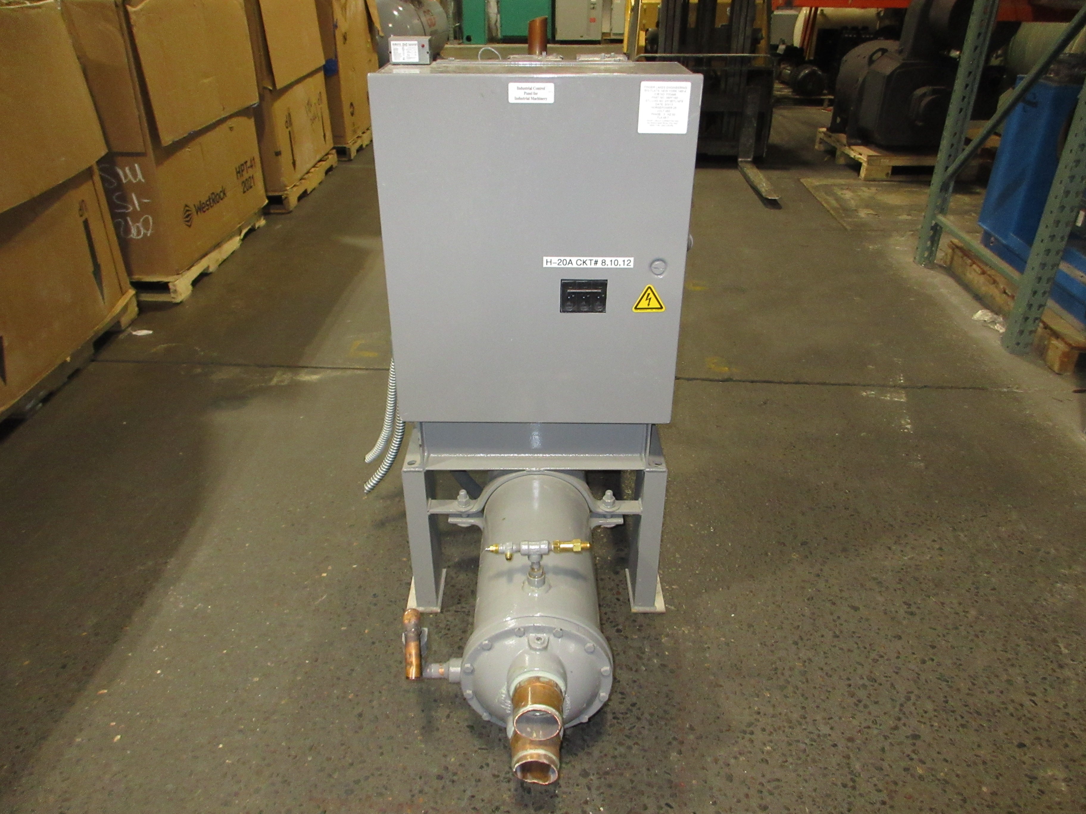 Carlyle Semi-Hermetic Reciprocating Compressor 06EM175300 3Ph 75CFM@1800RPM Used