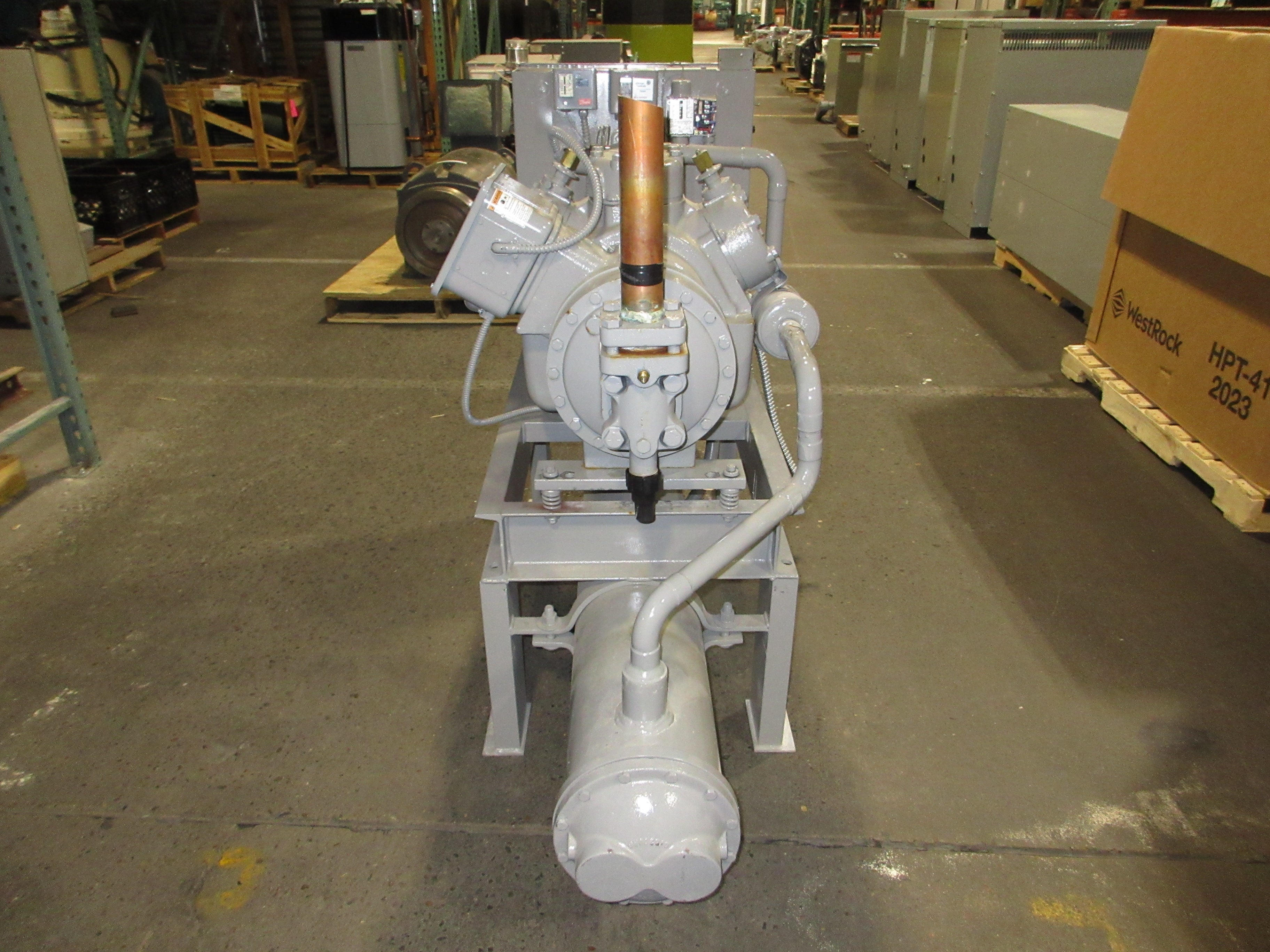 Carlyle Semi-Hermetic Reciprocating Compressor 06EM175300 3Ph 75CFM@1800RPM Used