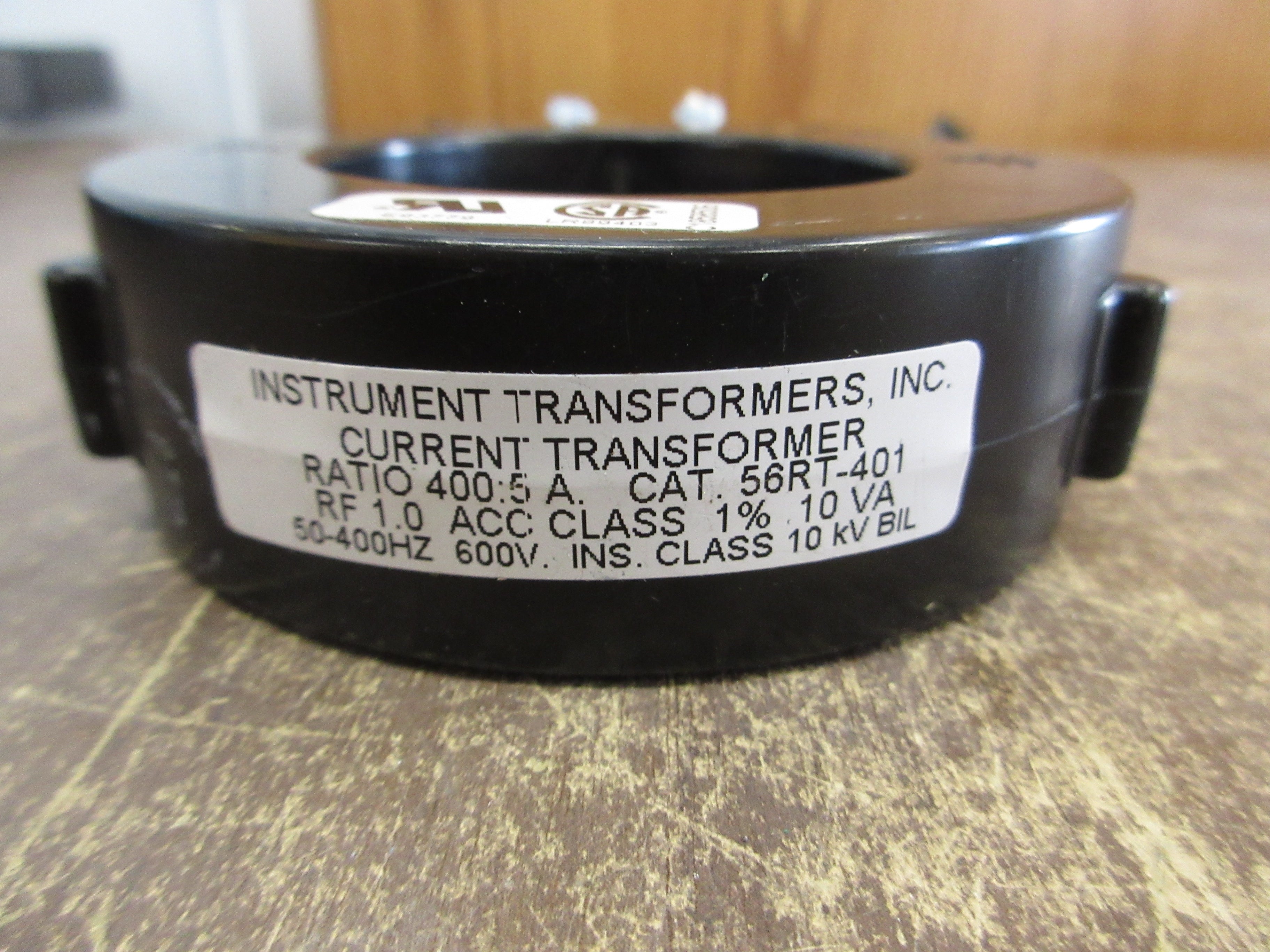 Instrument Transformers Current Transformer 56RT-401 Ratio 400:5A 600V Used