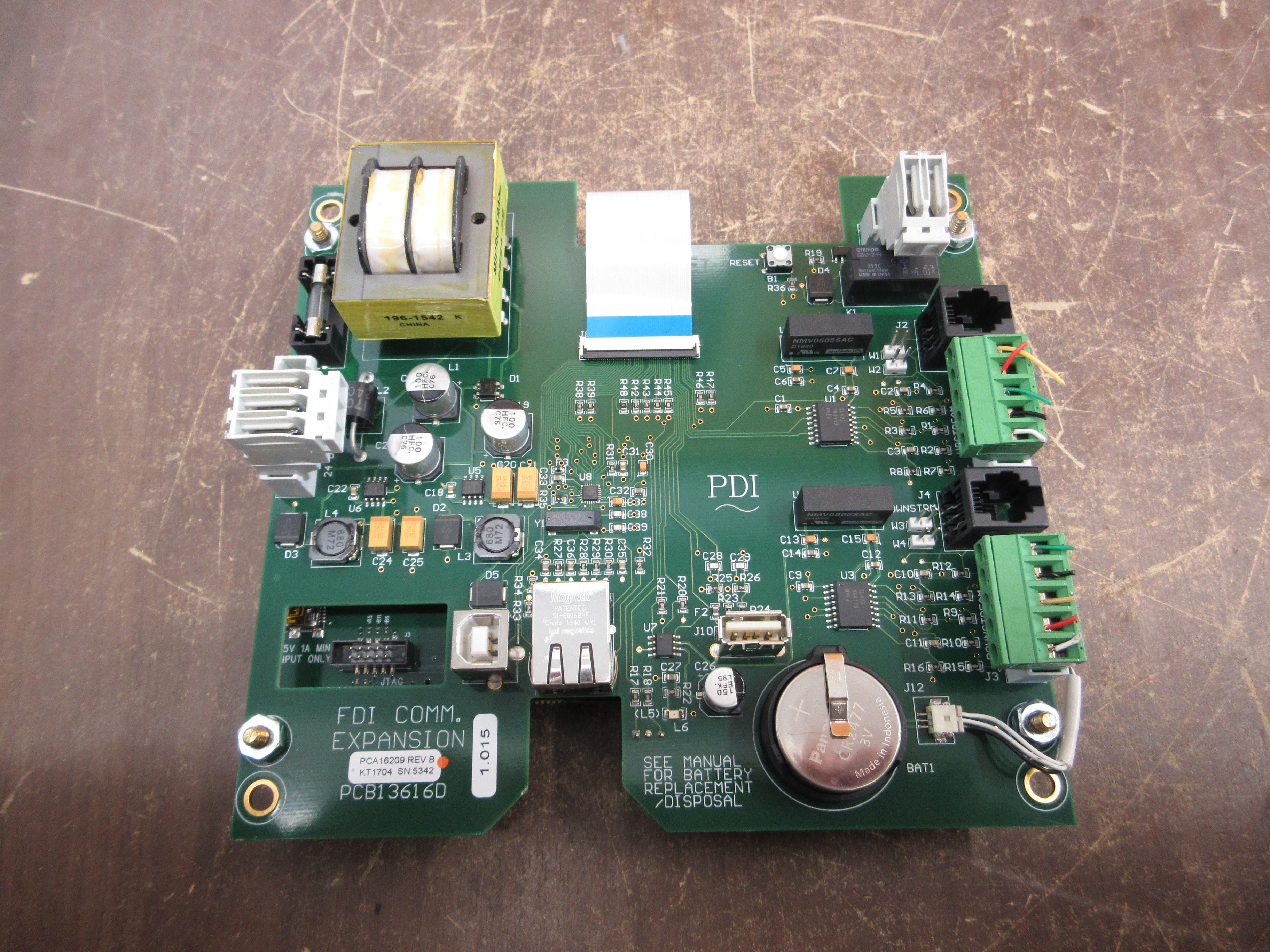PCI Display Assembly PCA16209 Rev. B *Scratched Screen* Used
