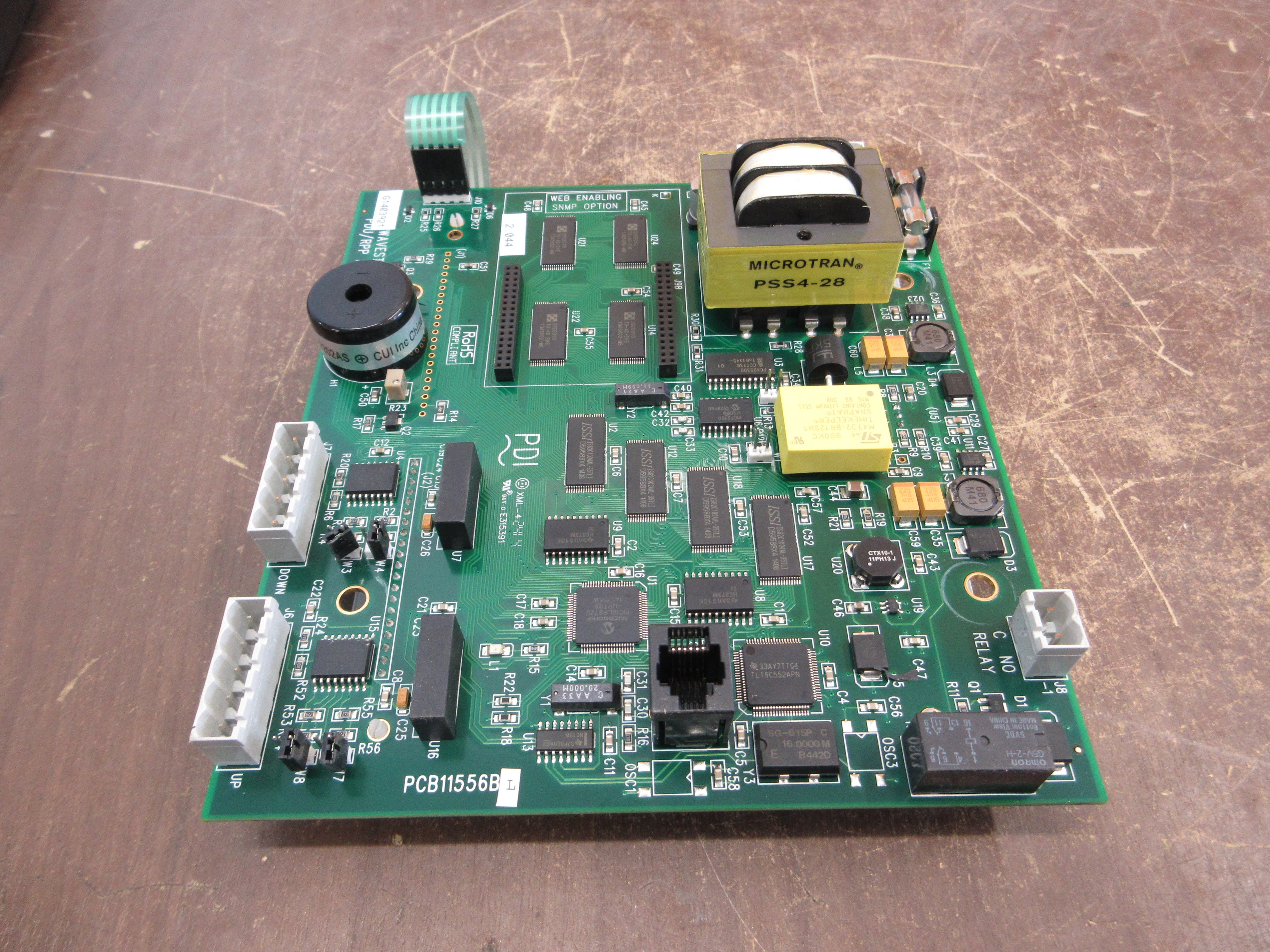 PDI Wavestar PDU/RPP Display Assembly PCB11556BL Used