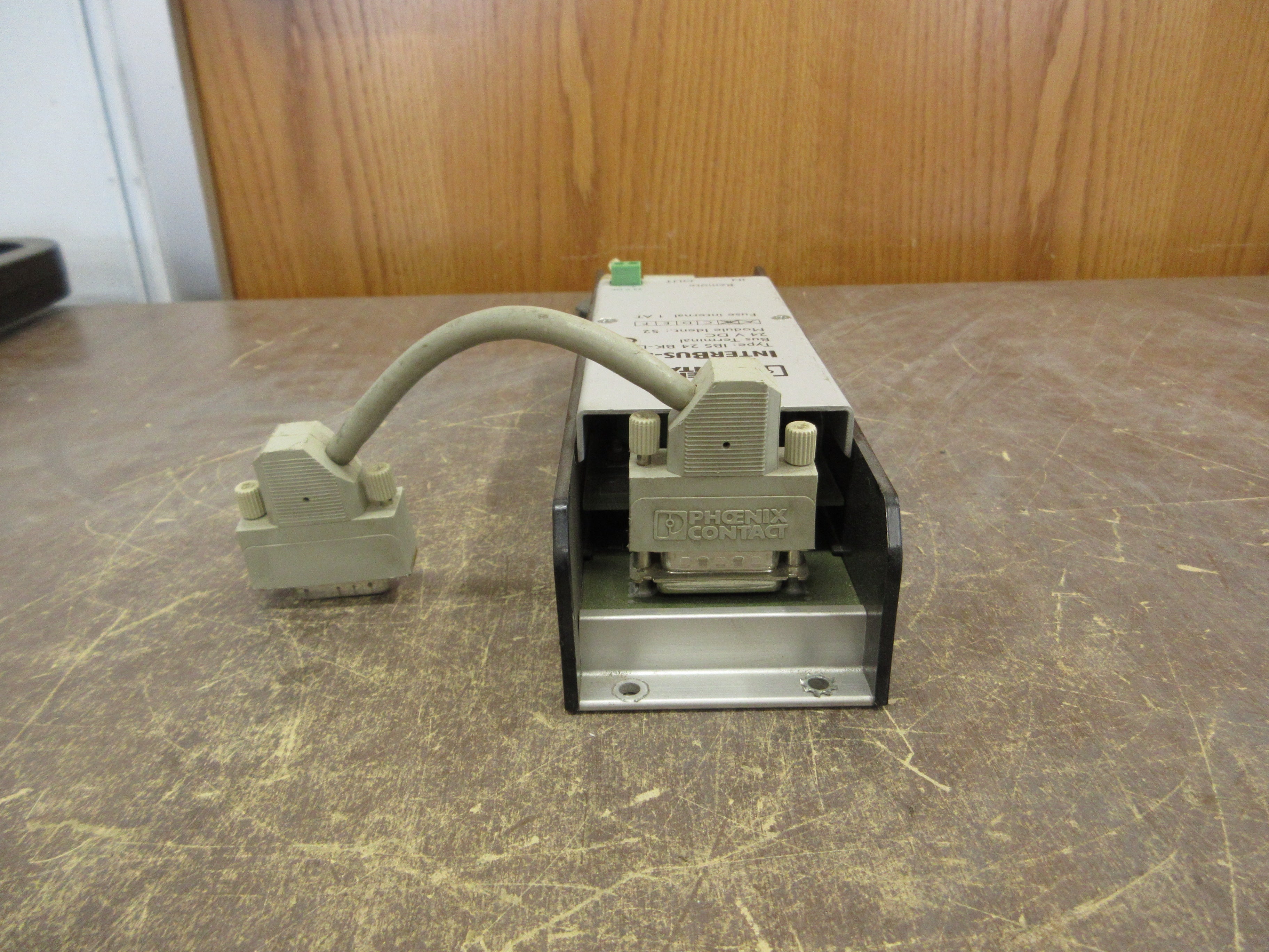 Phoenix Contact InterBus-S Bus Terminal IBS 24 BK-LWL-K 24VDC Used