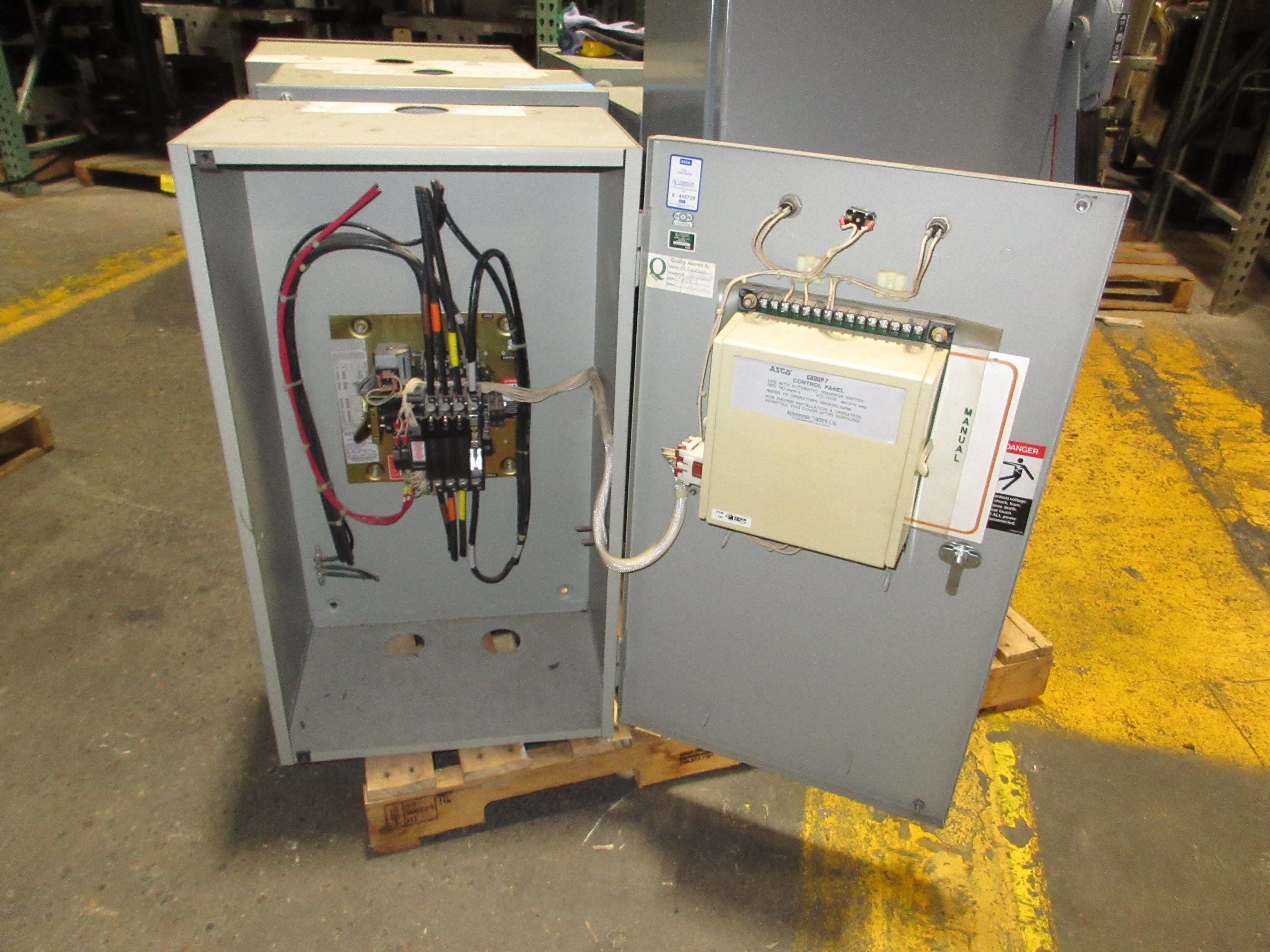 Asco Series 940 Automatic Transfer Switch B940310097XC 100A 480Y/277V 60Hz Used