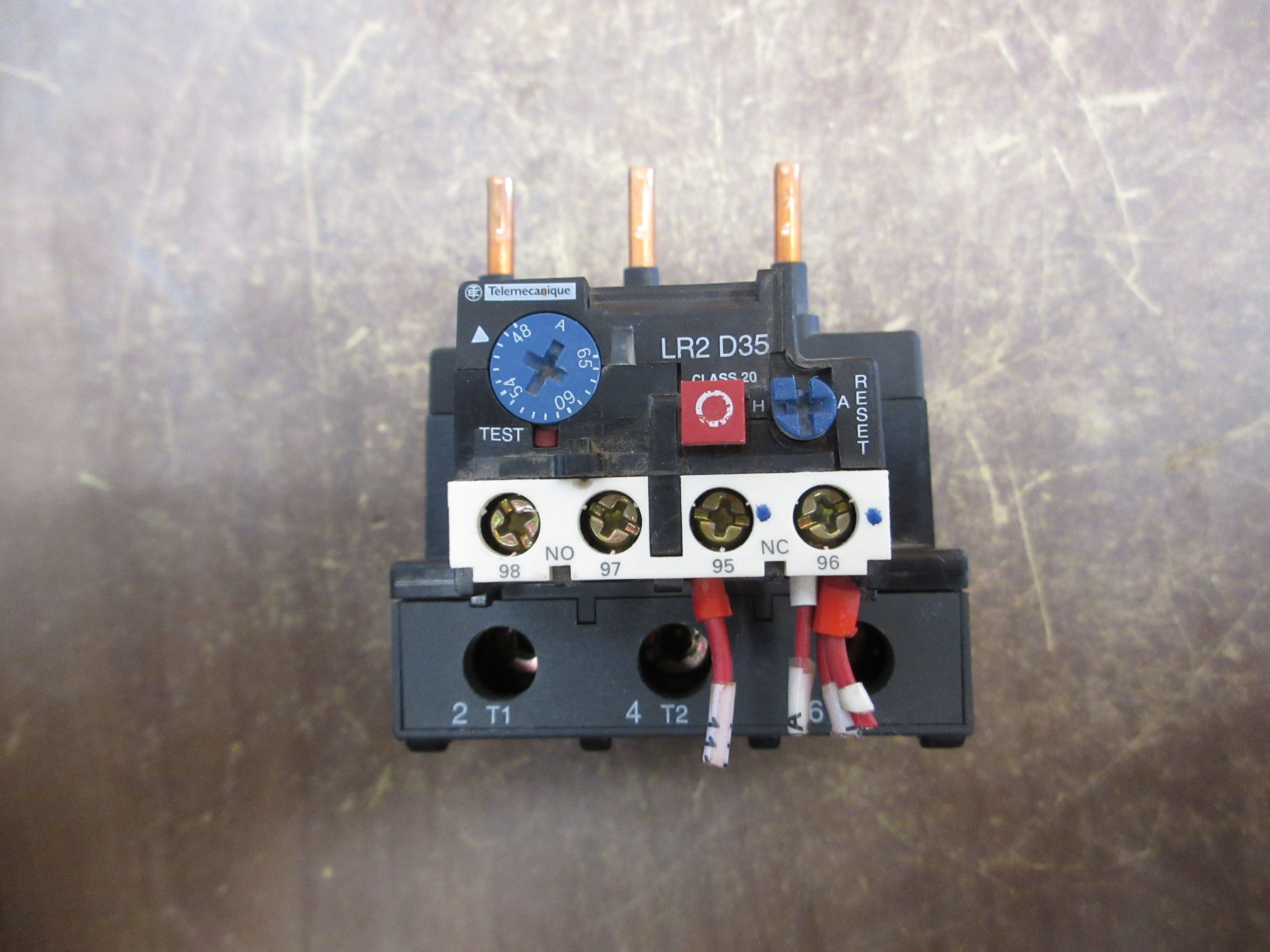 Schneider Electric Solid State Overload LR2 D3559 Trip: 48-65A 600V 3Ph Used