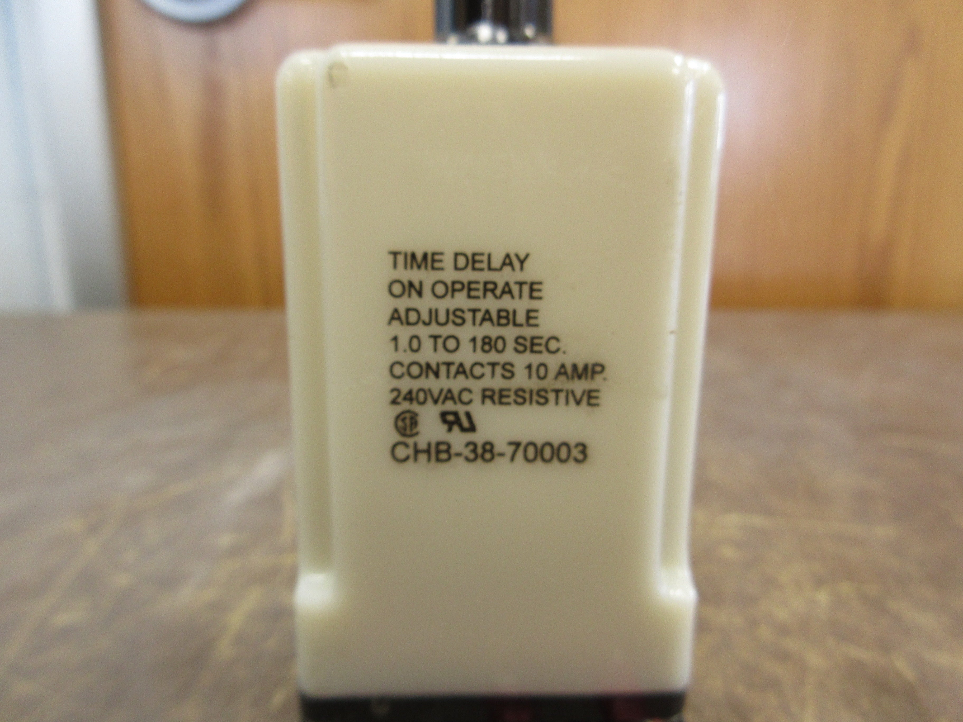 Potter & Brumfield Time Delay Relay CHB-38-70003 Range: 1.0-180 Sec w/ Base Used
