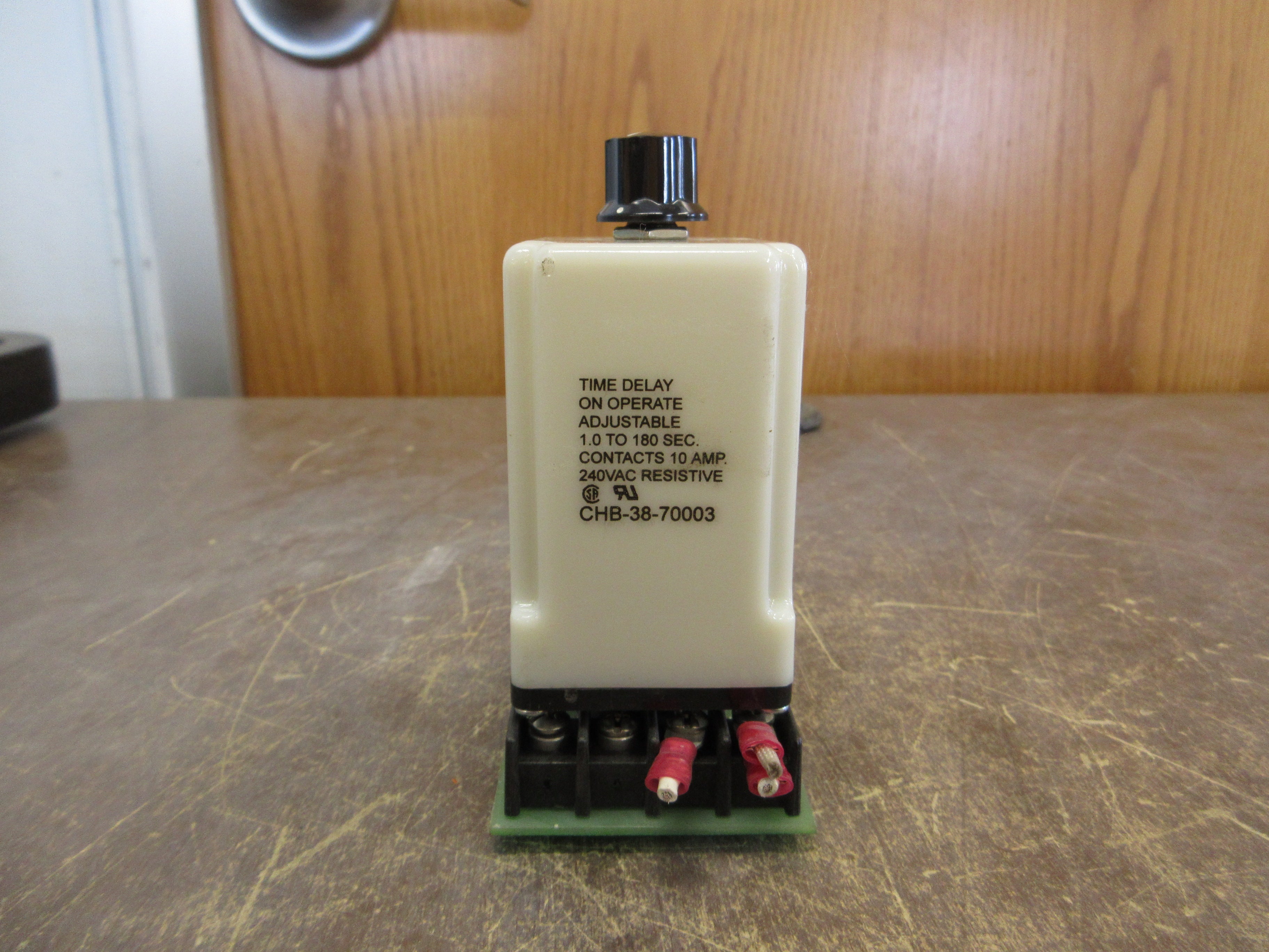 Potter & Brumfield Time Delay Relay CHB-38-70003 Range: 1.0-180 Sec w/ Base Used