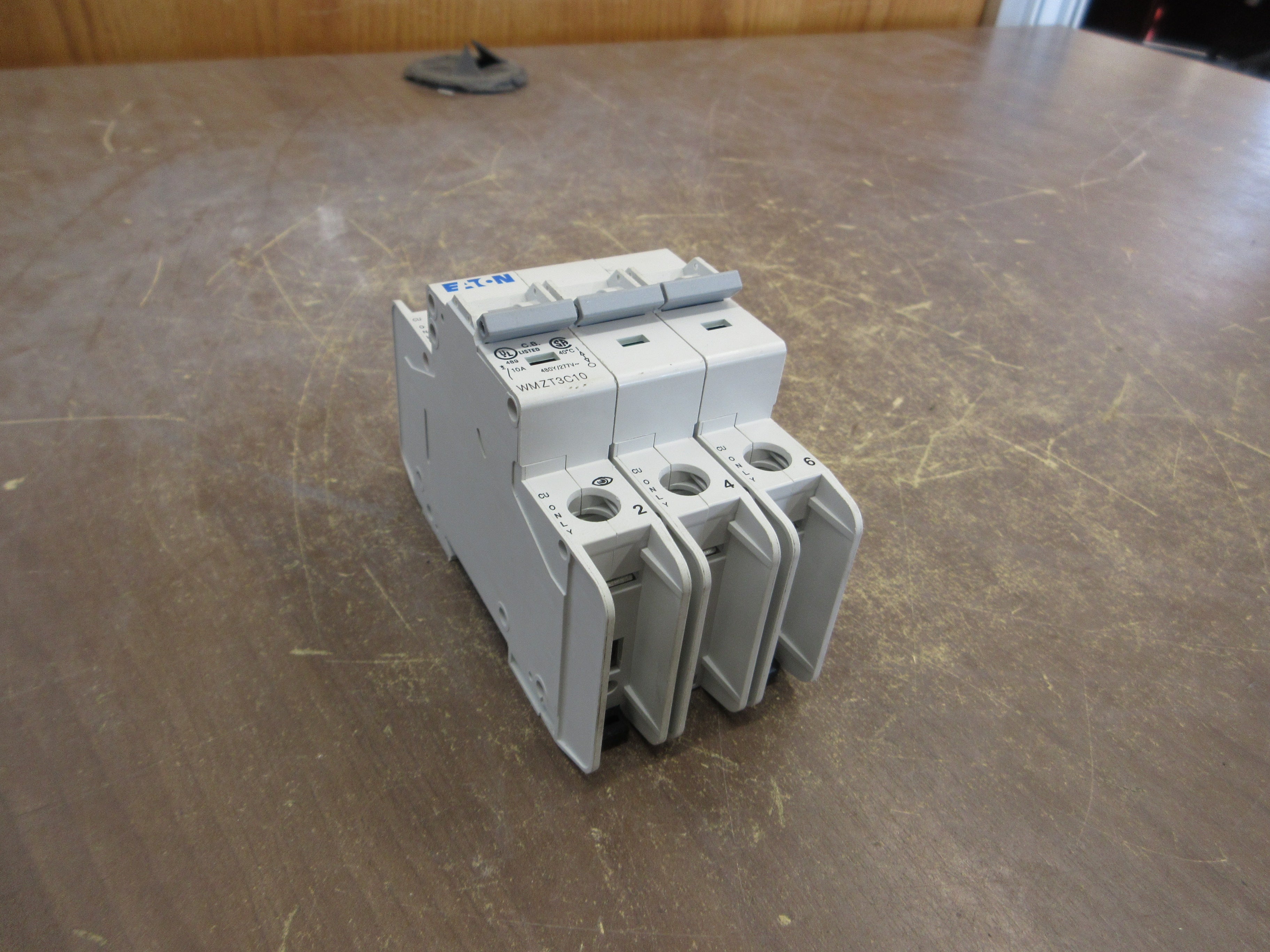 Eaton Circuit Breaker WMZT3C10 10A 480Y/277V 3P Used
