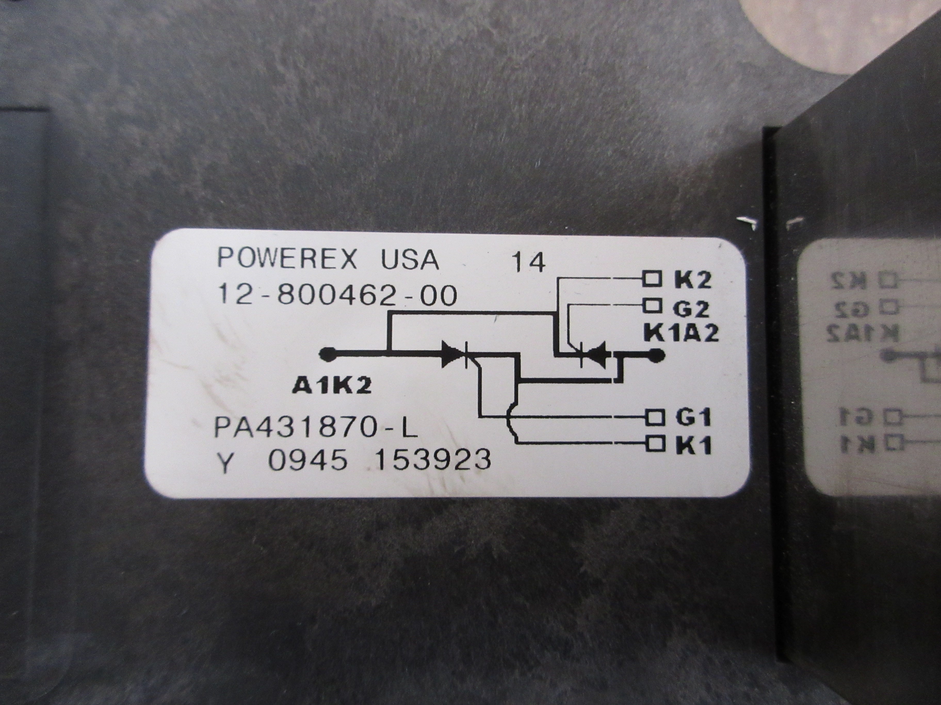 Powerex Power Module 12-800462-00 Used