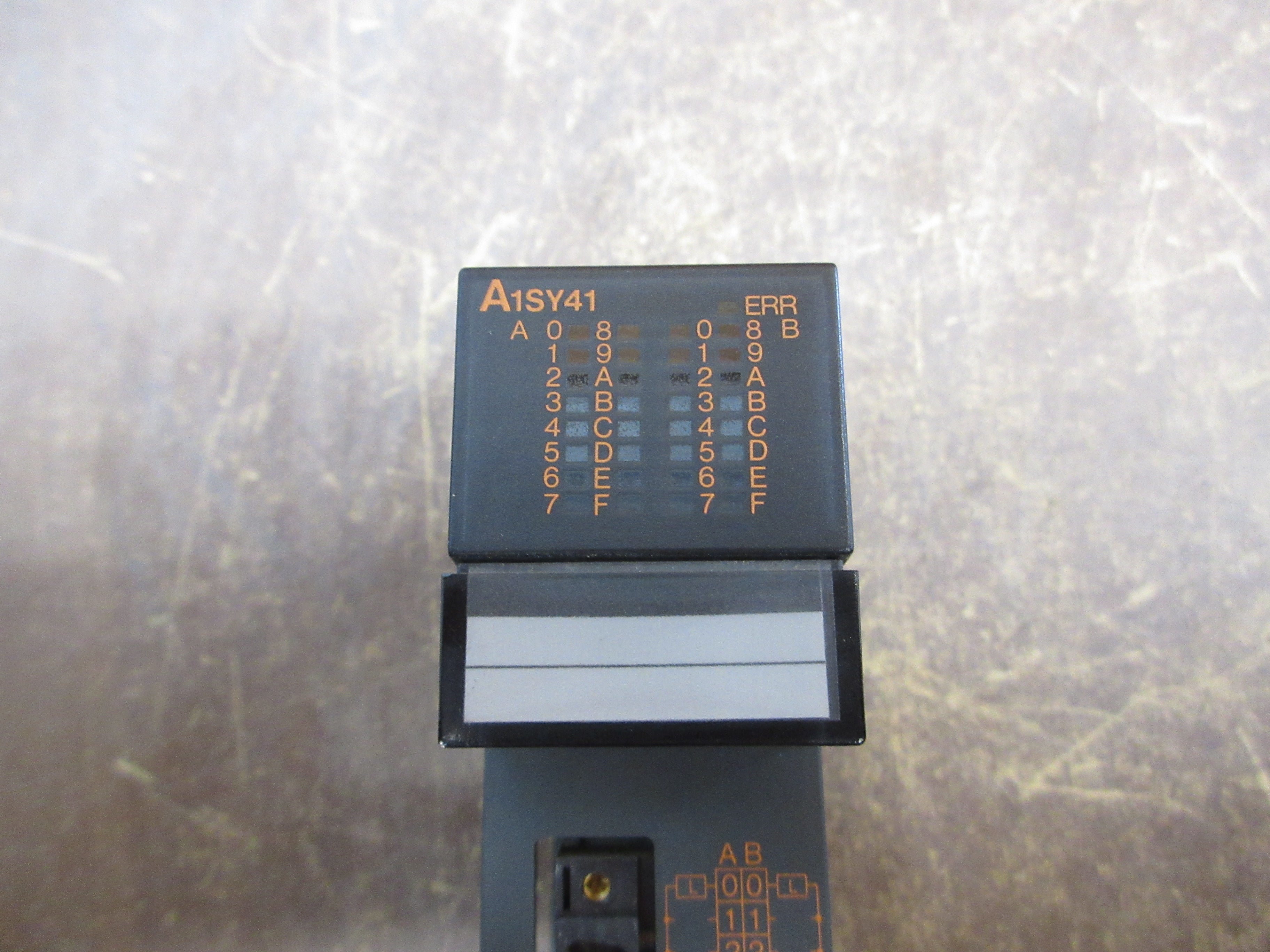 Mitsubishi Output Unit A1SY41 12/24VDC 0.1A Used