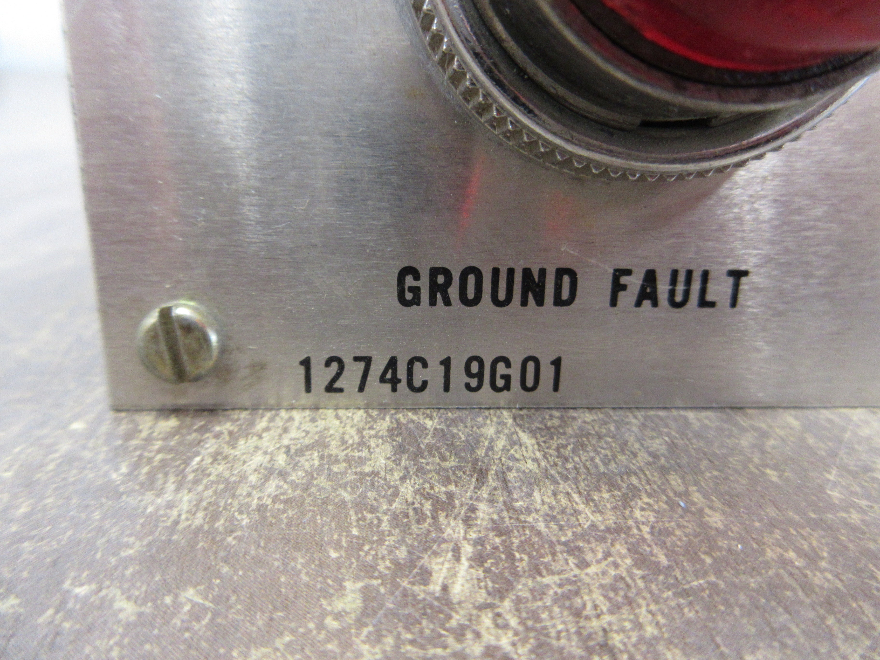 Westinghouse Ground Fault Relay Test Panel 1274C19G01 Used