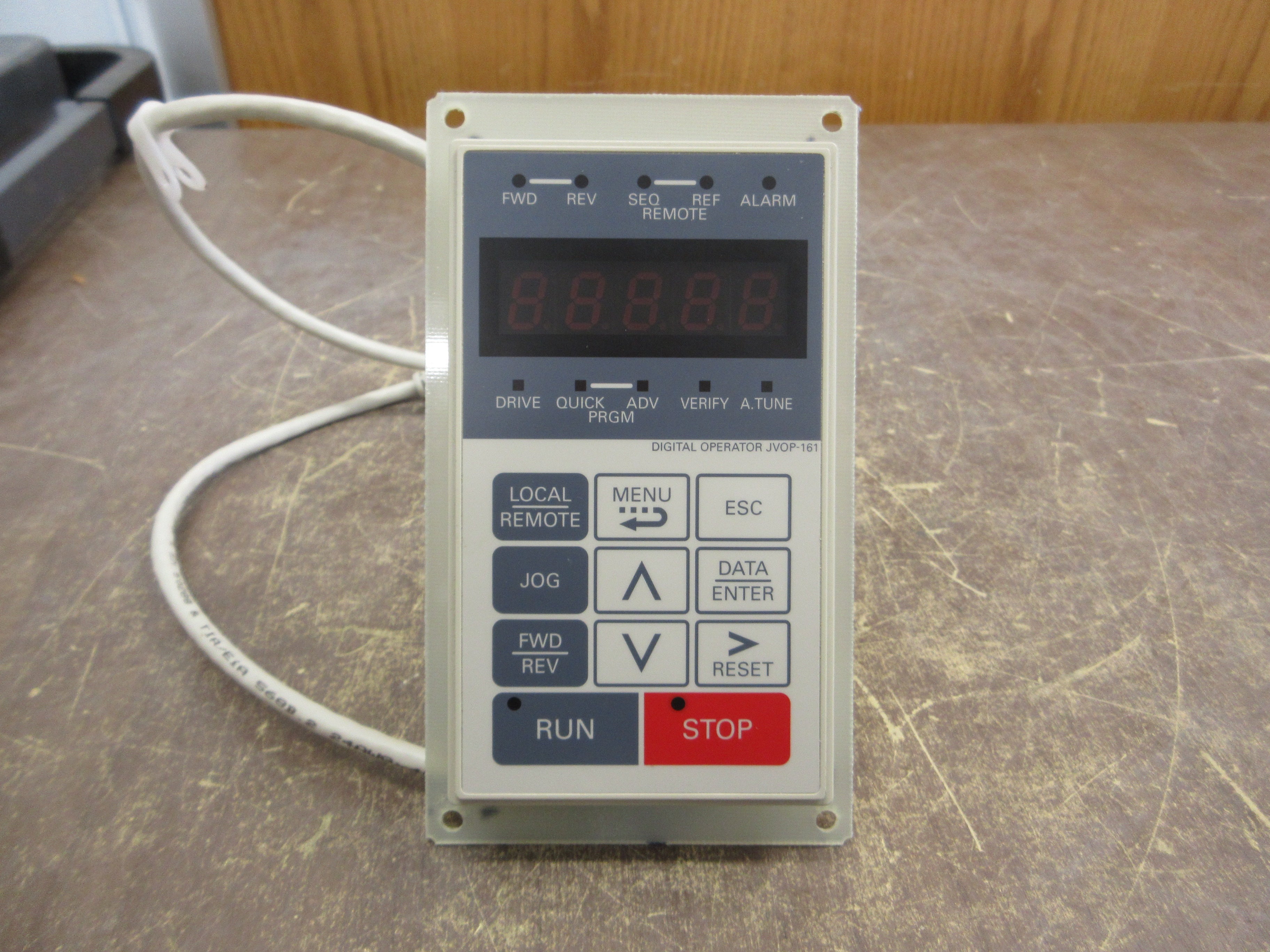 Yaskawa Digital Operator Keypad JVOP-161 w/ Mount Used