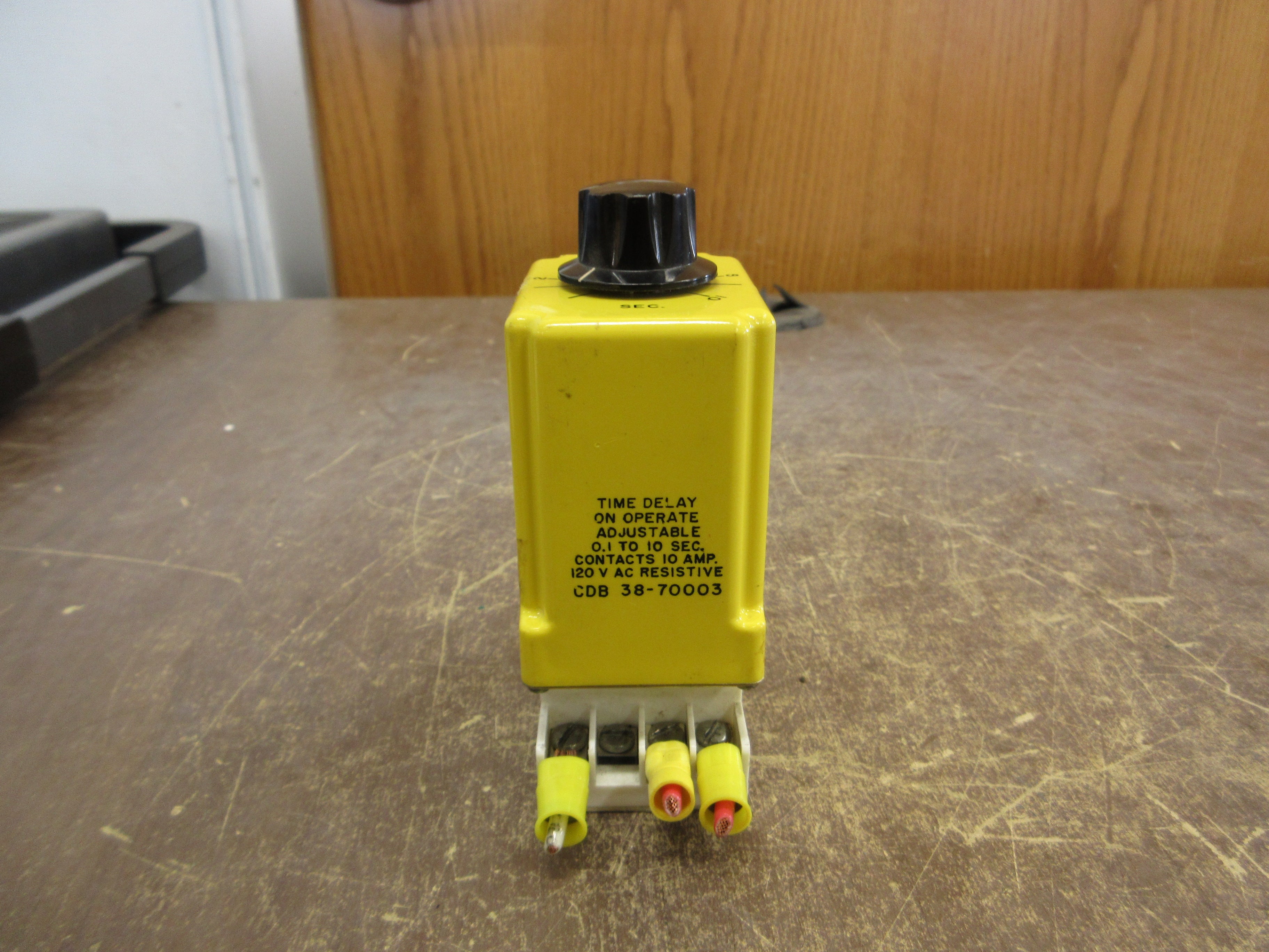 AMF Potter & Brumfield Time Delay Relay CDB 38-70003 Range: 0.1-10 Sec Used