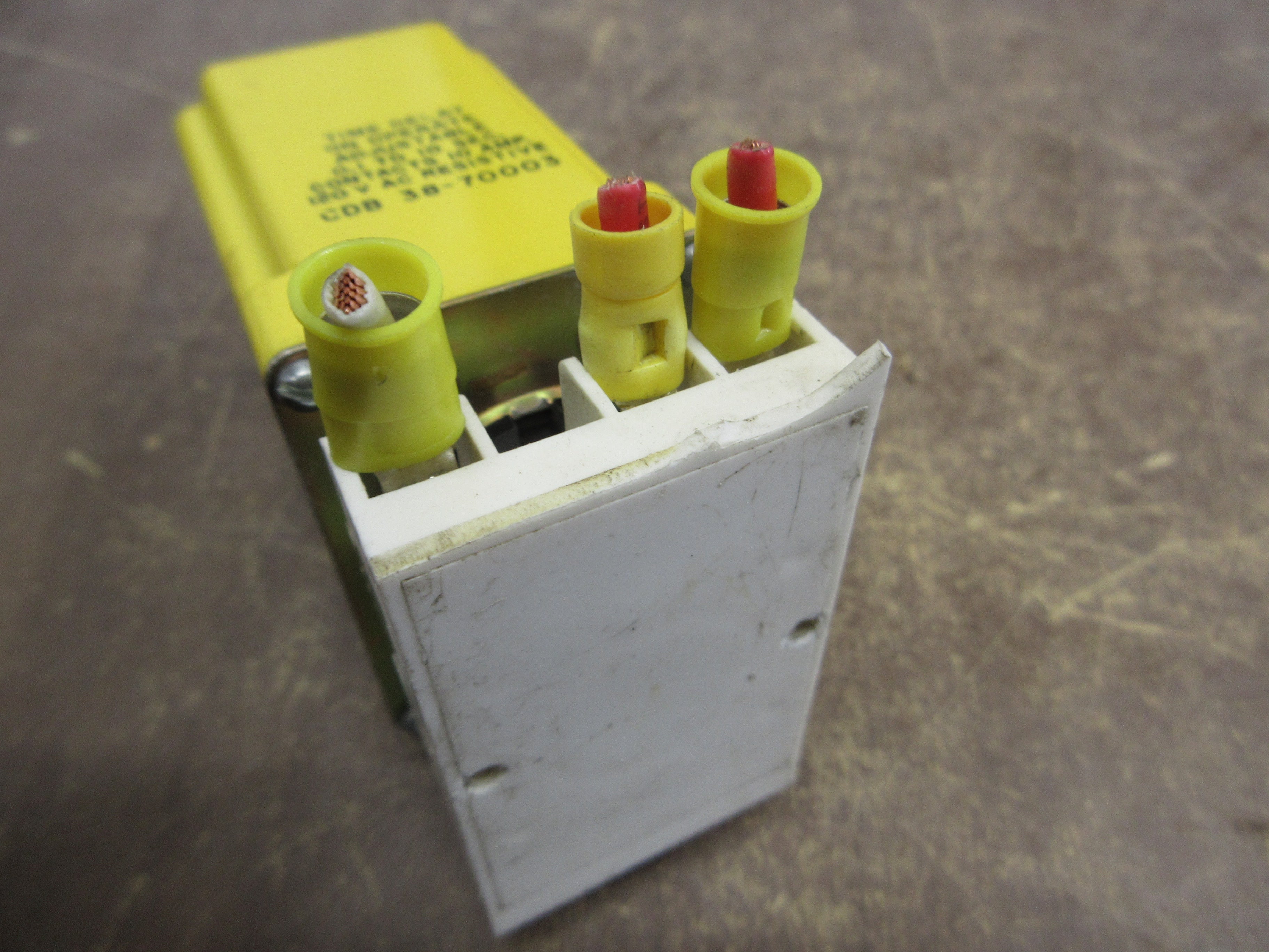 AMF Potter & Brumfield Time Delay Relay CDB 38-70003 Range: 0.1-10 Sec Used