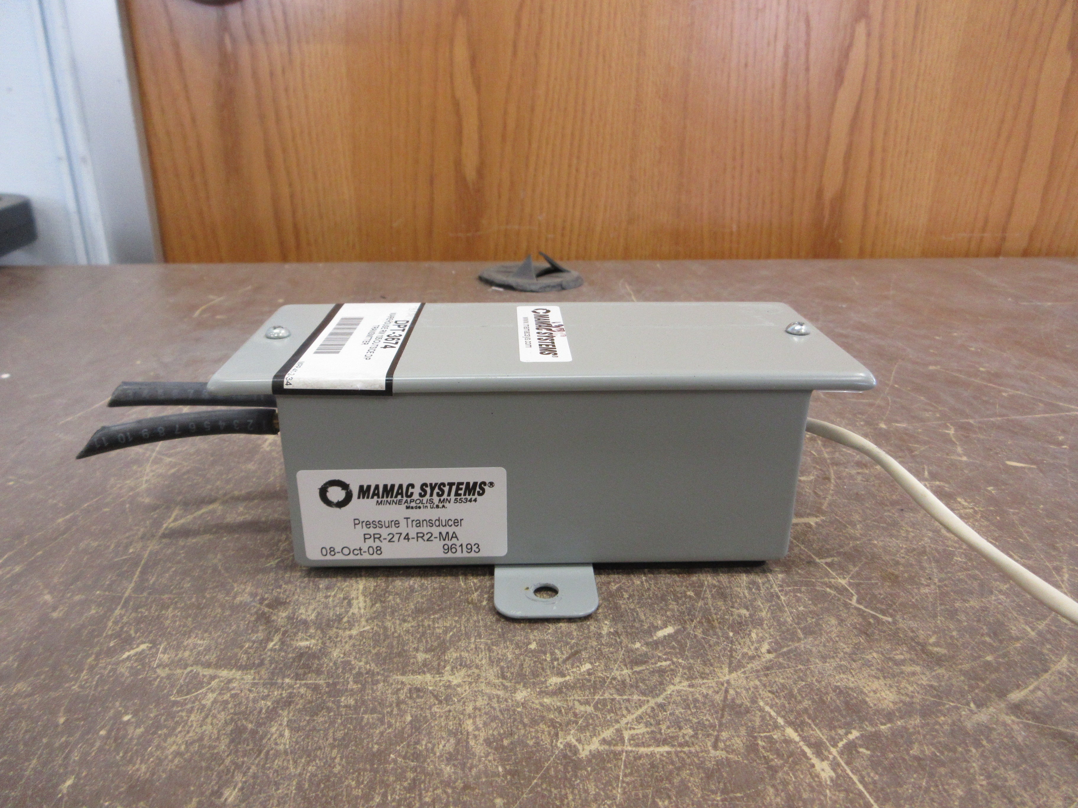Mamac Systems Pressure Transducer PR-274-R2-MA Used