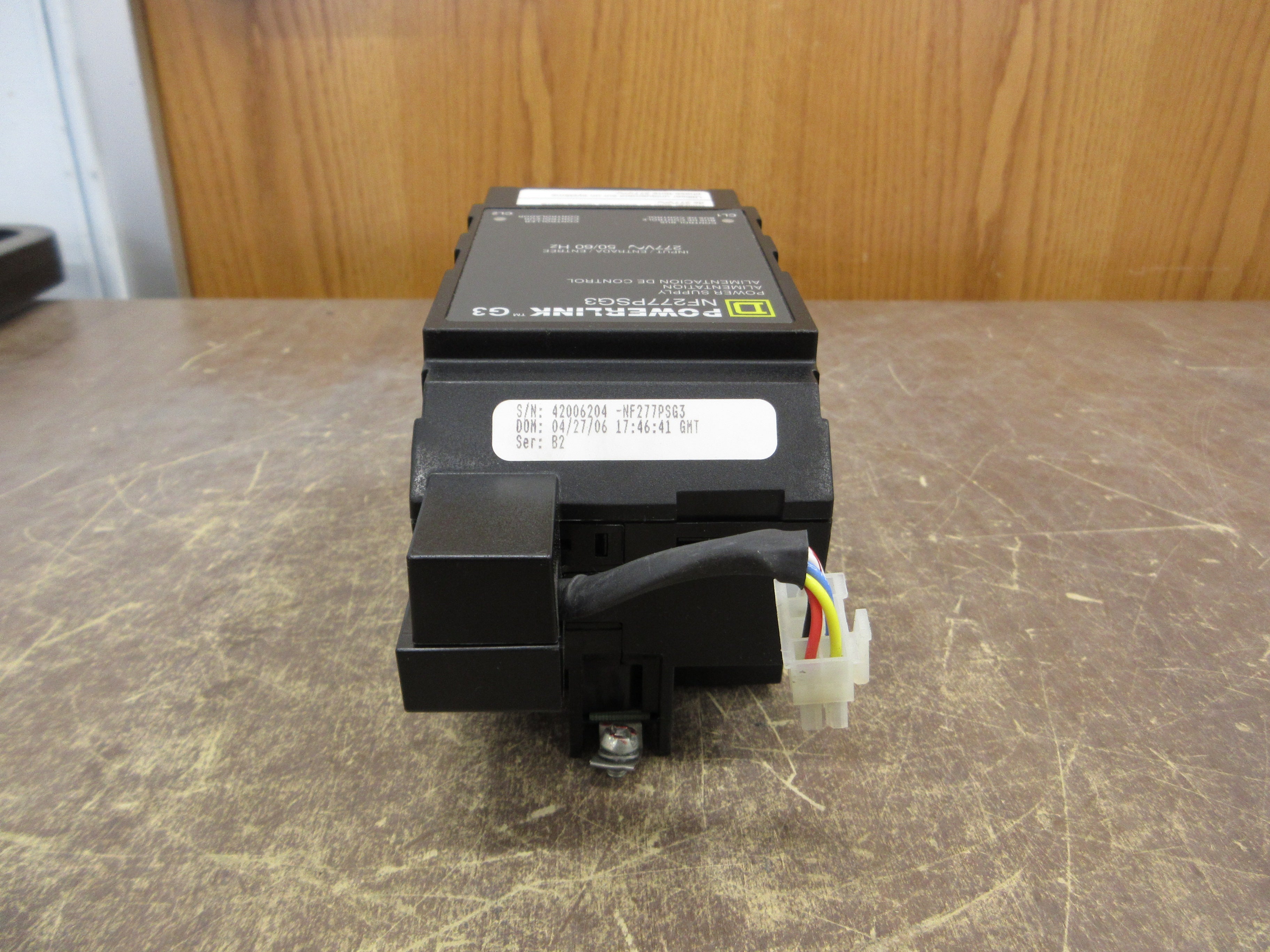 Square D Powerlink G3 Power Supply NF277PSG3 *Wire Cut Short* Used