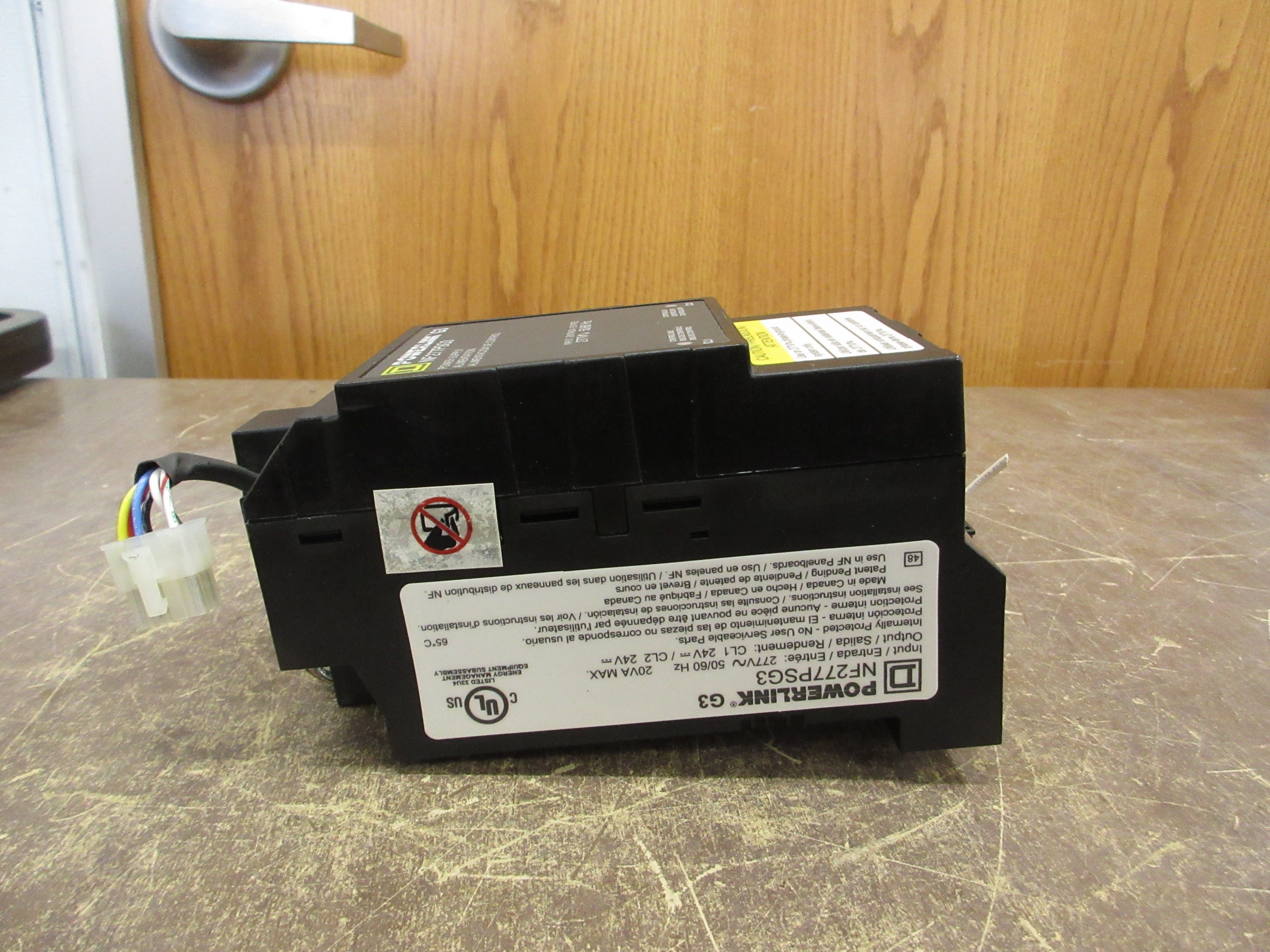 Square D Powerlink G3 Power Supply NF277PSG3 *Wire Cut Short* Used