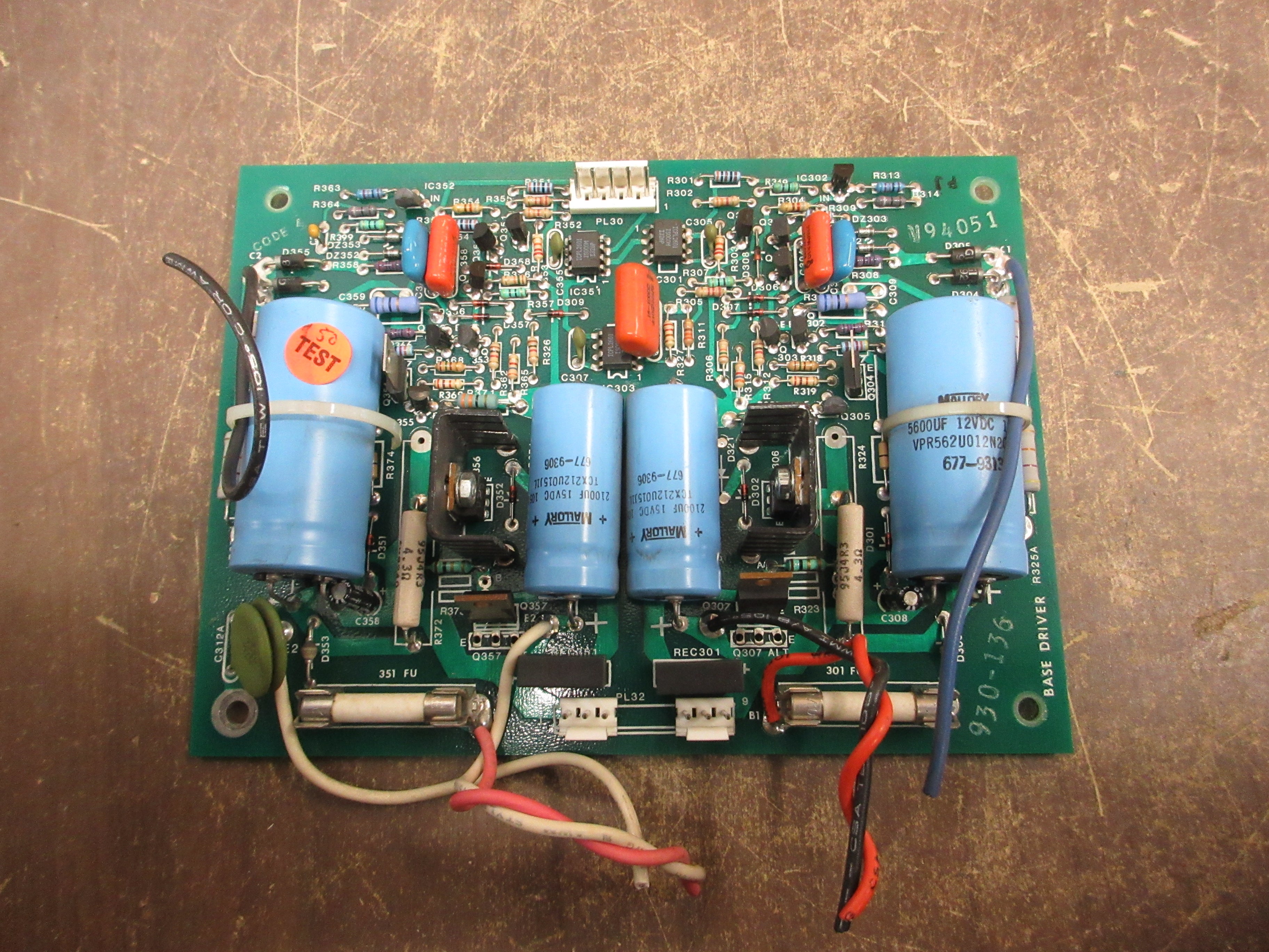 Furnas Vee Arc Base Driver Board 404-055 G Used