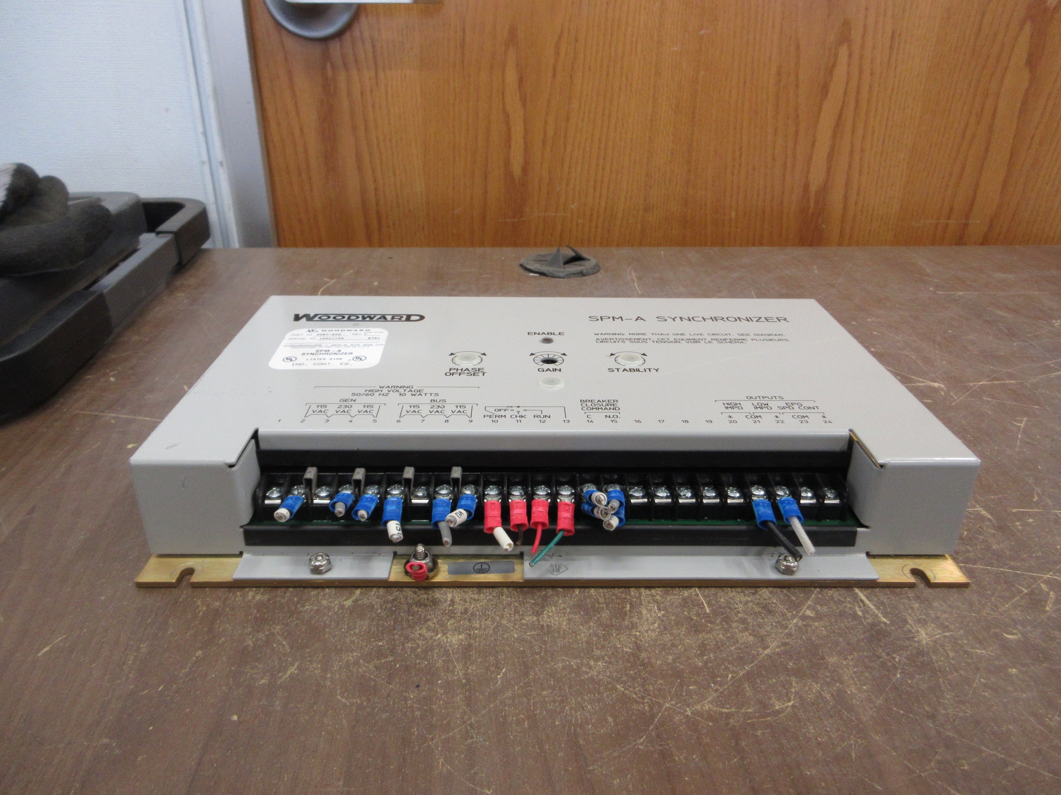 Woodward SPM-A Synchronizer 9907-028 Rev. F Used
