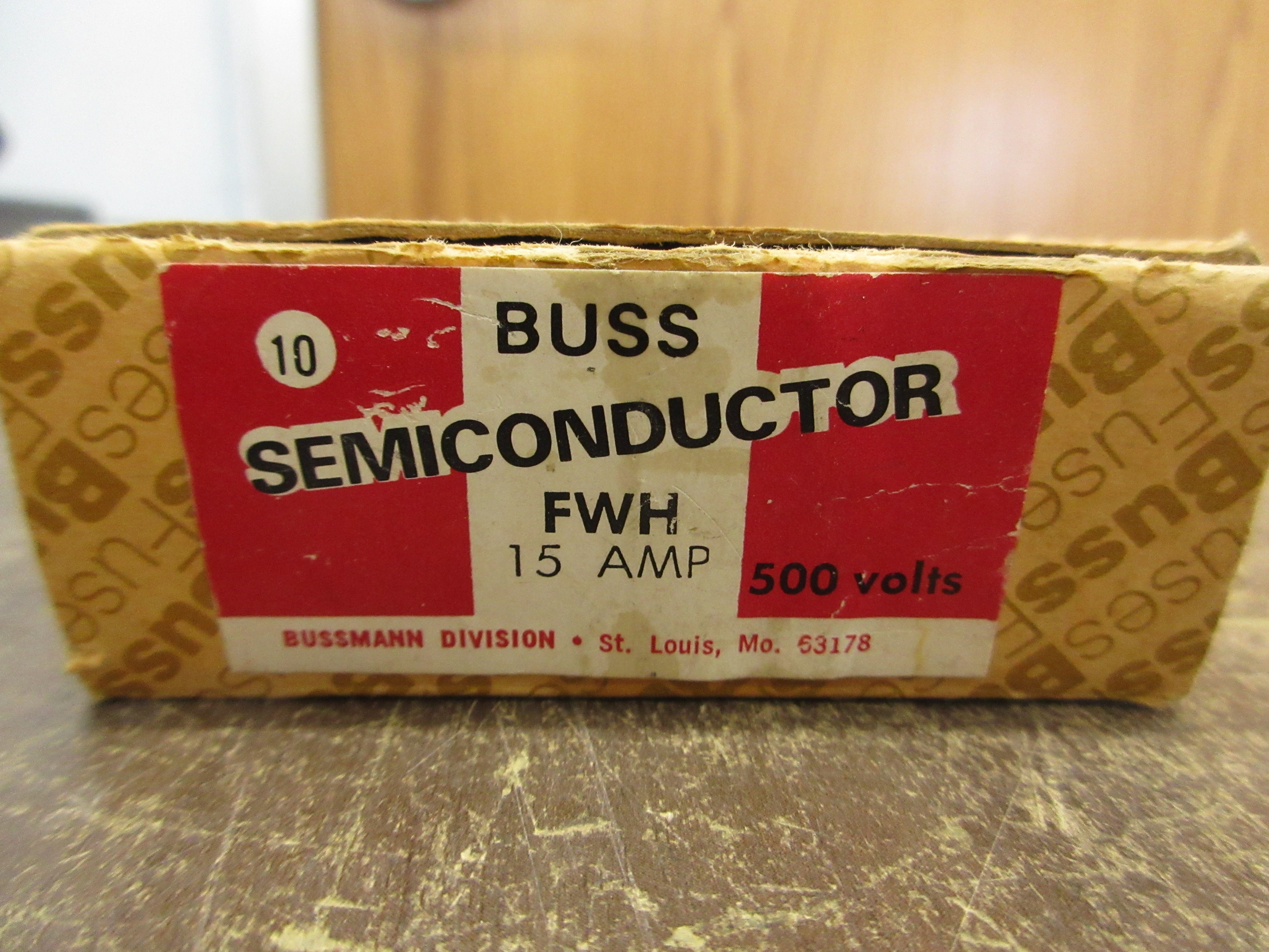 Buss Fuse FWH-15 500V 15A *Box of 6* New Surplus