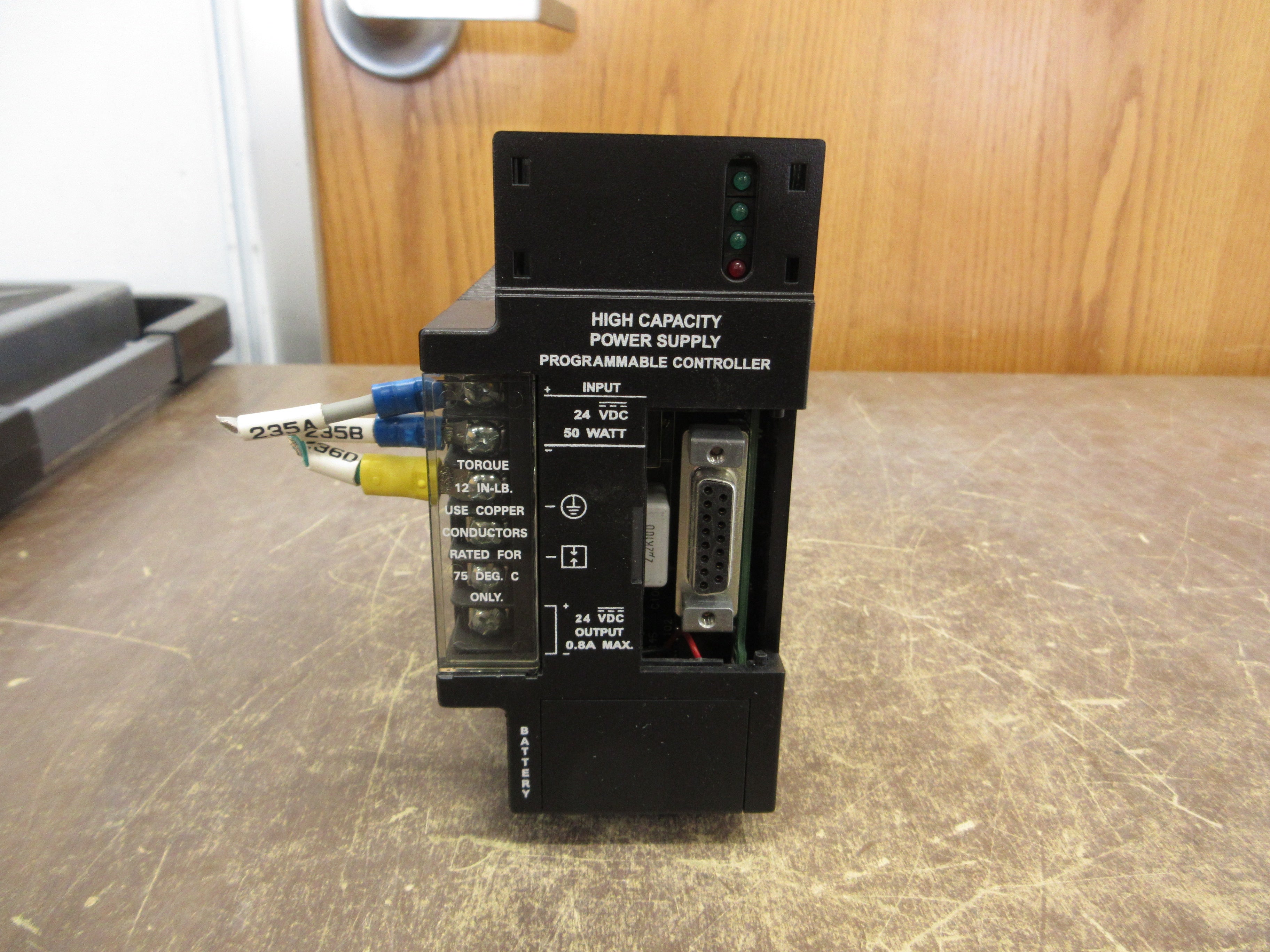 GE Fanuc Series 90-30 Power Supply IC693PWR331C 24VDC Hi-Cap 30W Used