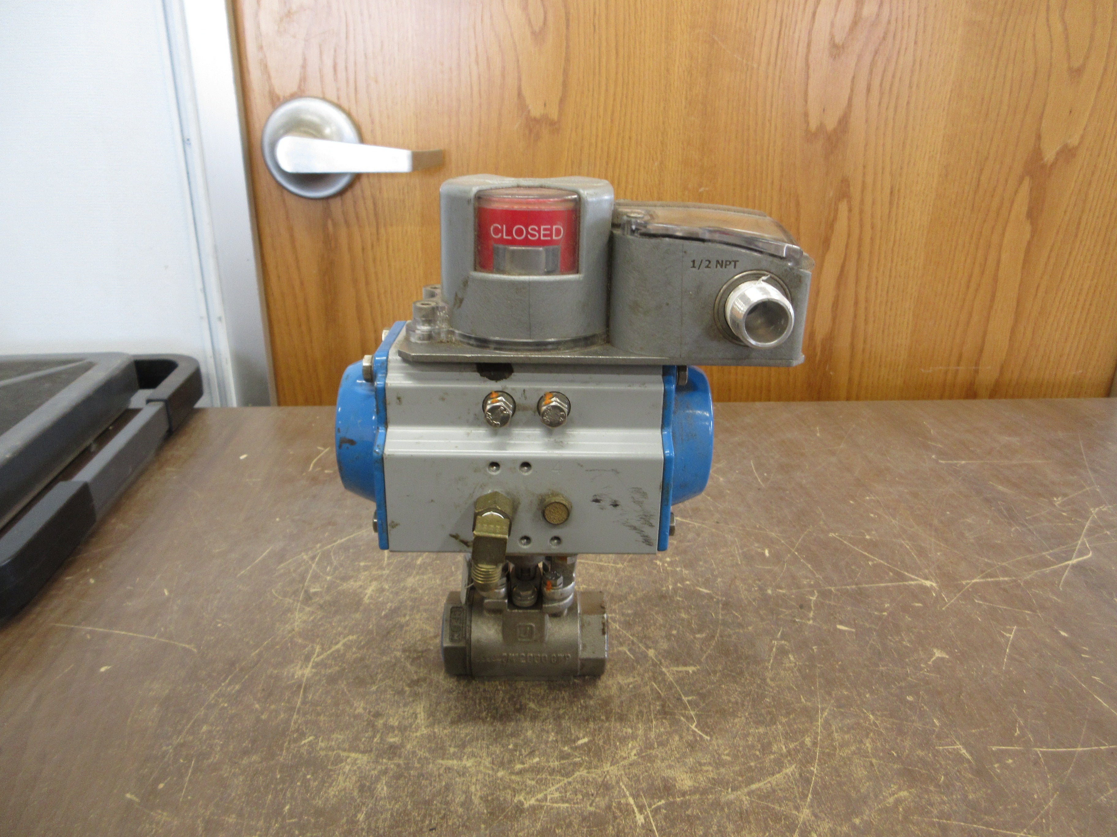 Jamesbury Actuated Valve VPVL100 SR4/5 B C 3/4" Positioner Model #: EN33C02RA