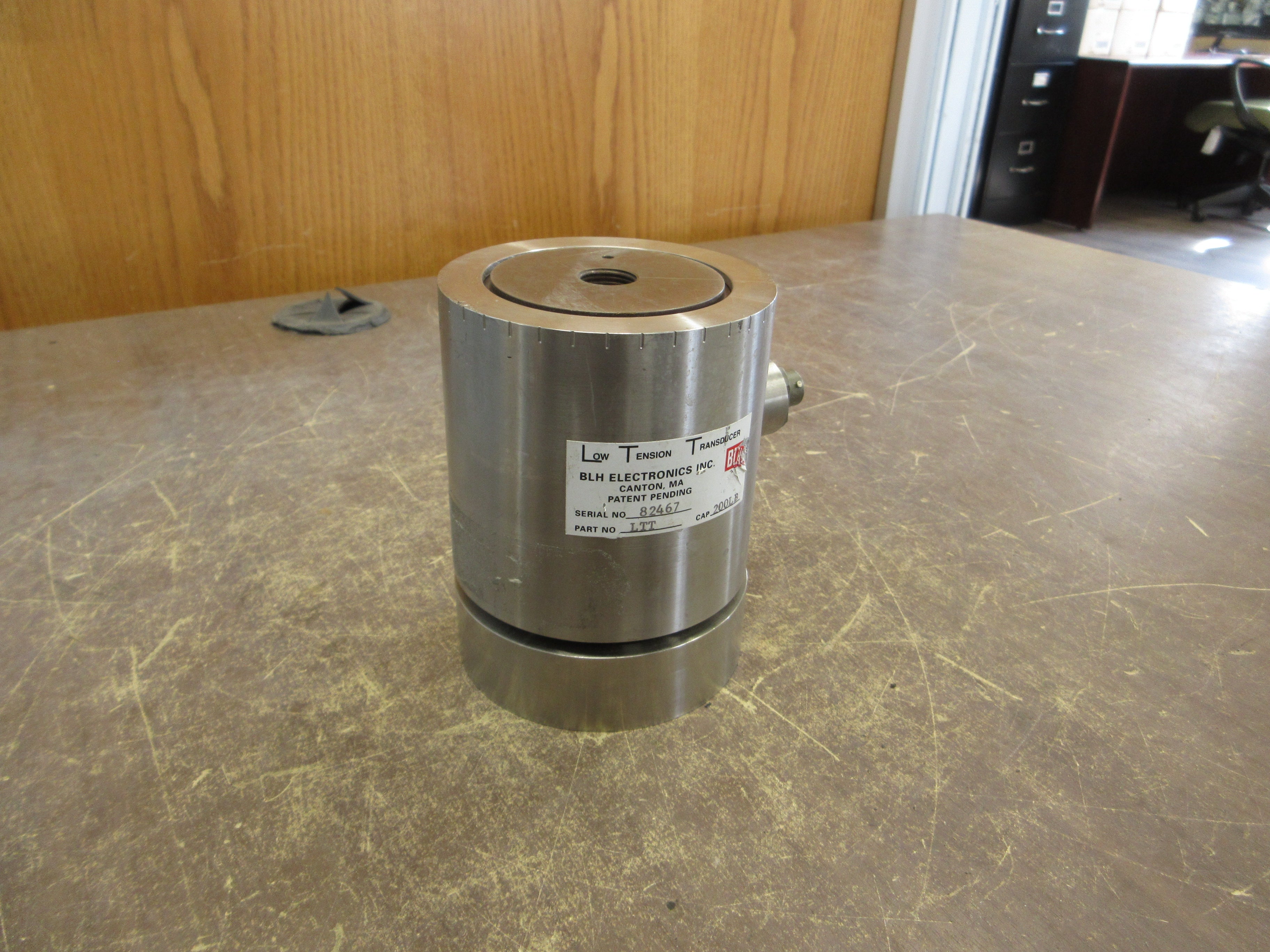 BLH Electronics Low Tension Transducer LTT 200lbs Capacity Used