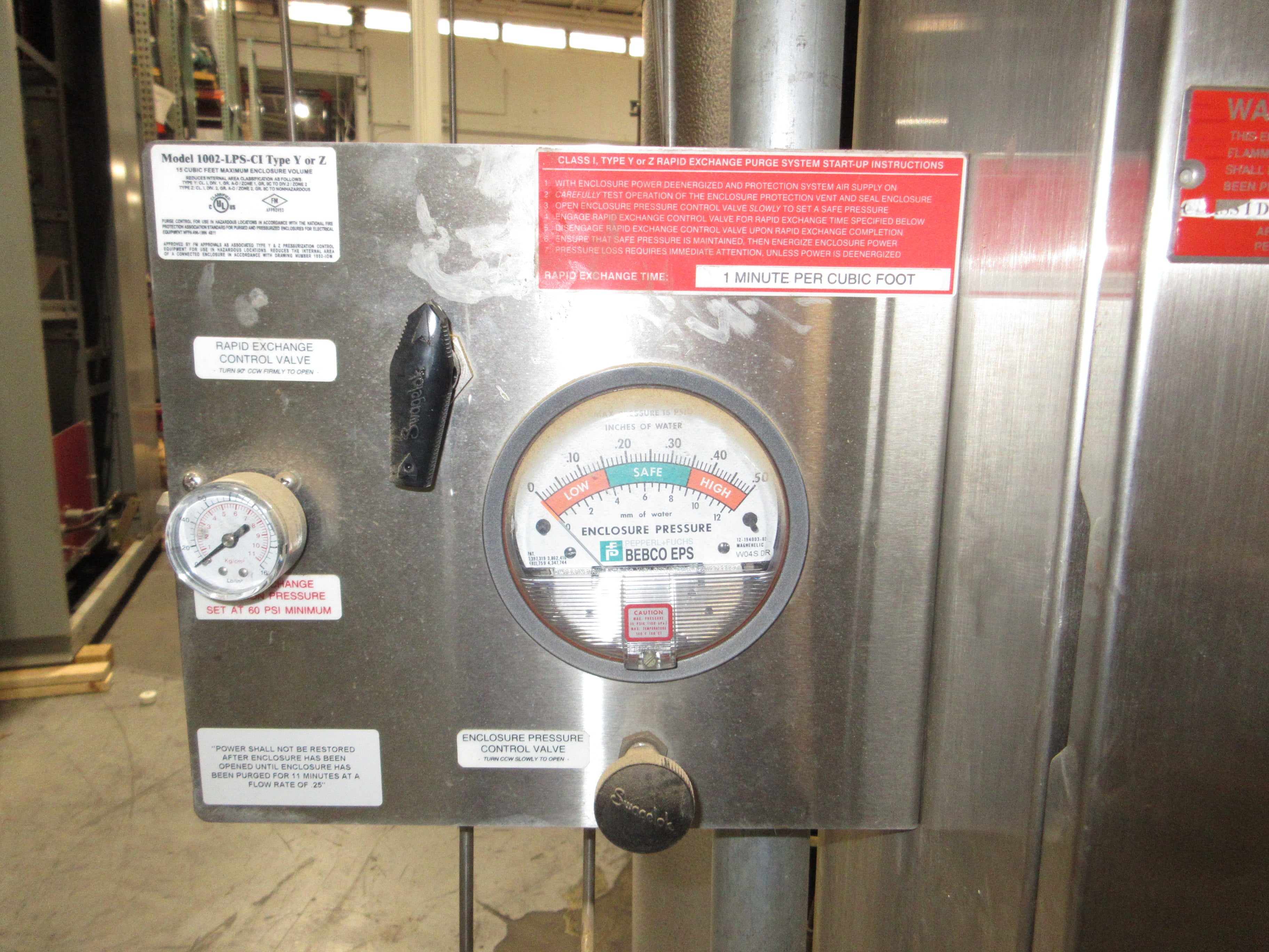 Parker GES Siloxane Removal System GES650 480V 144A 60Hz Used