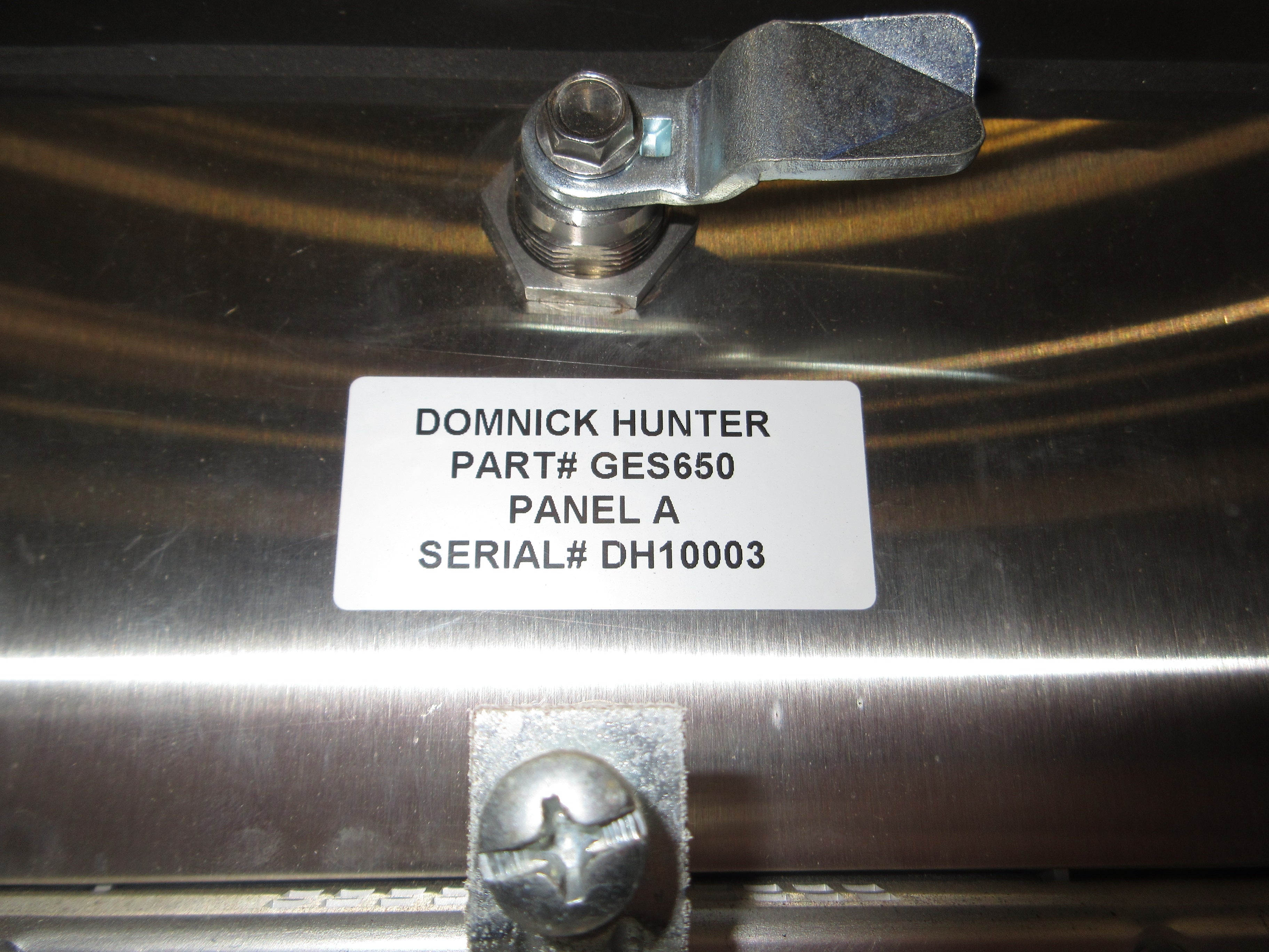 Parker GES Siloxane Removal System GES650 480V 144A 60Hz Used