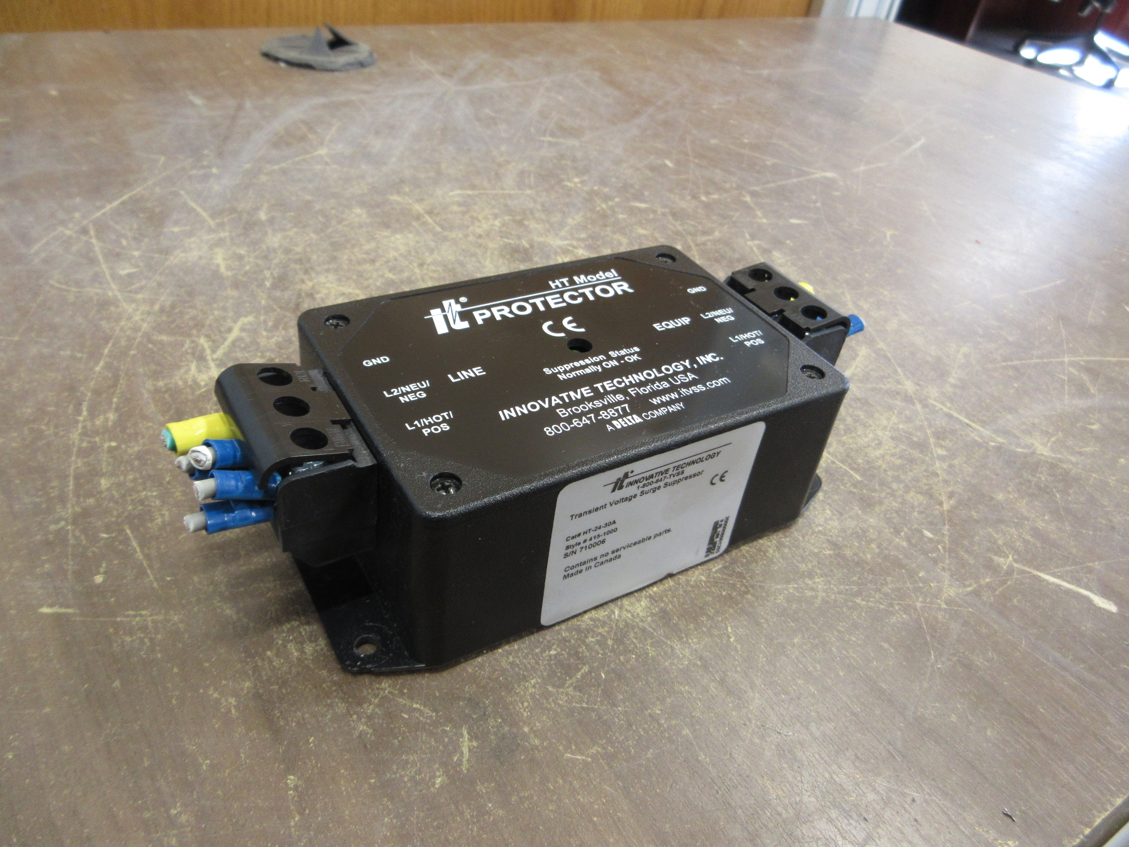 Innovative Technology Surge Suppressor HT-24-30A Style #:415-1000 Used