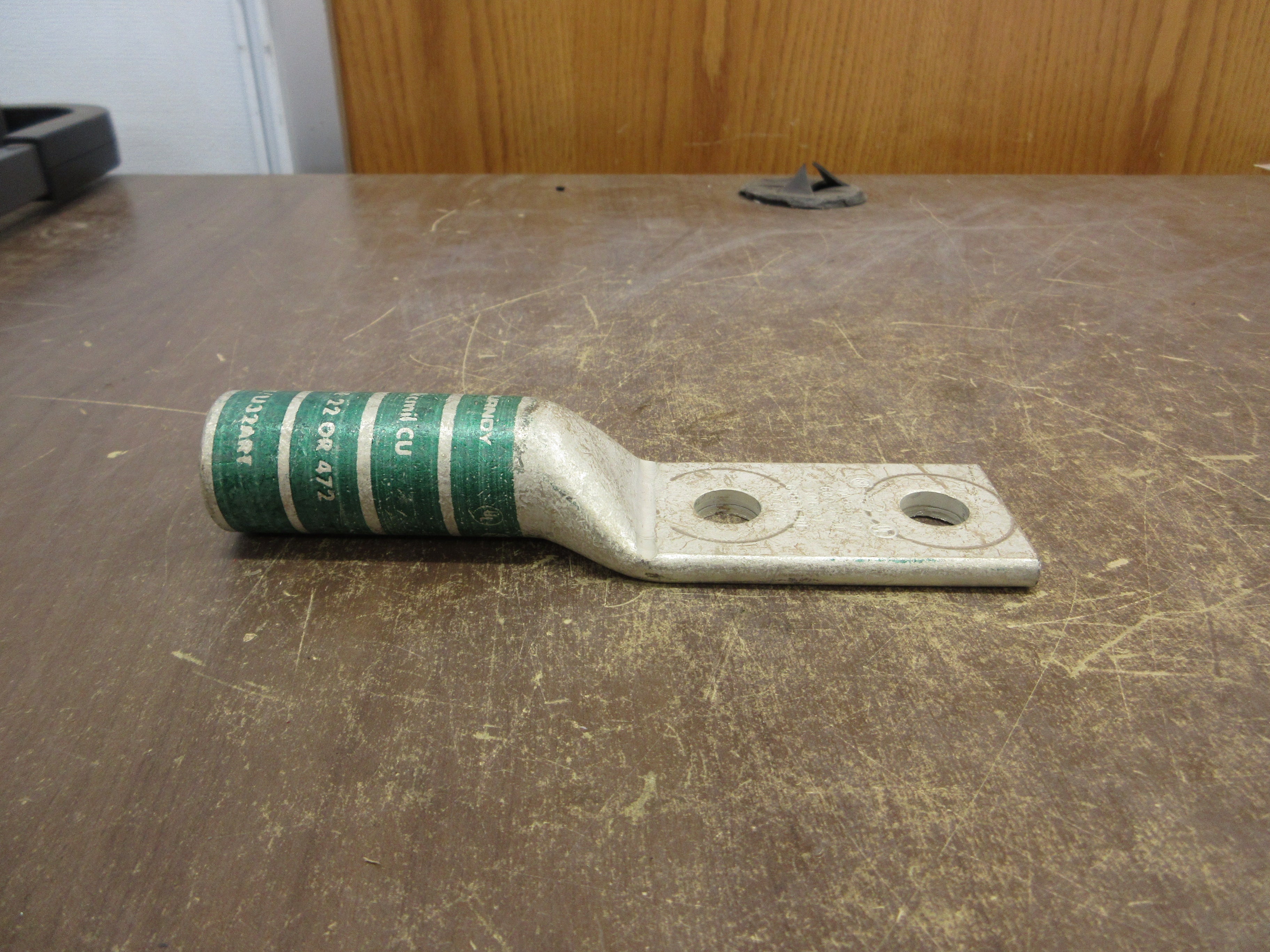 Burndy Crimp Lug YA36-2N 600 Kcmil 2-Hole *No Box* New Surplus