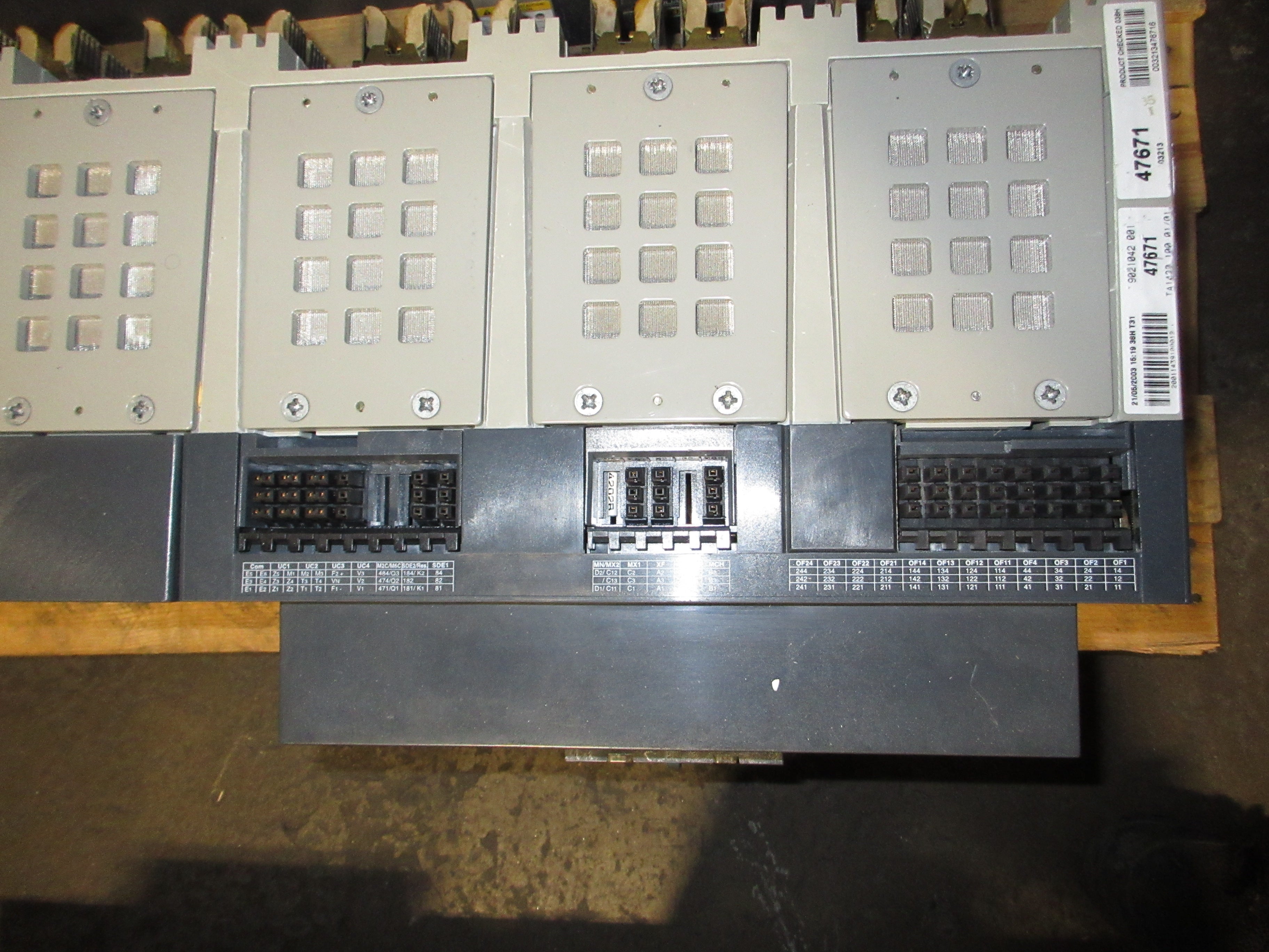 Square D Masterpact NW 40 L1 Circuit Breaker YA8KKR63A3SFBFXXCA 4000A Used
