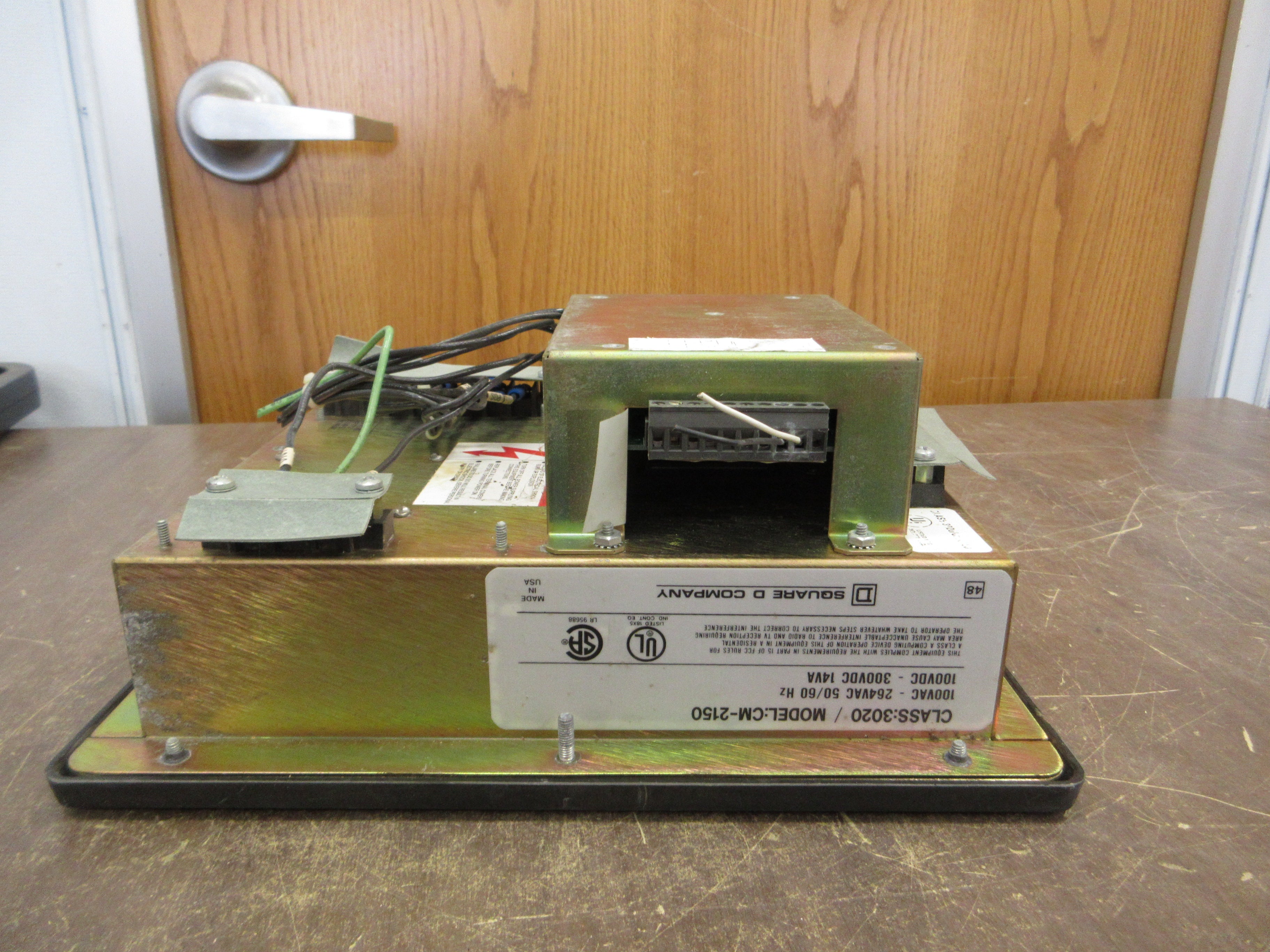 Square D PowerLogic Circuit Monitor 3020 CM-2150 w/ 3020 IOM-11 Module Used