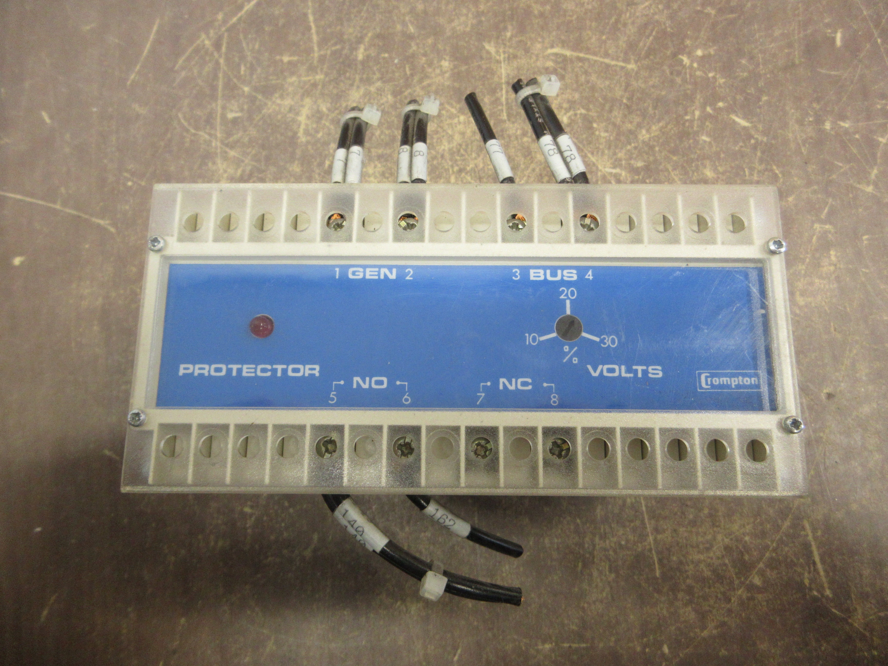 Crompton Protector Relay 256-PLLU-PQBX 120V 60Hz Used