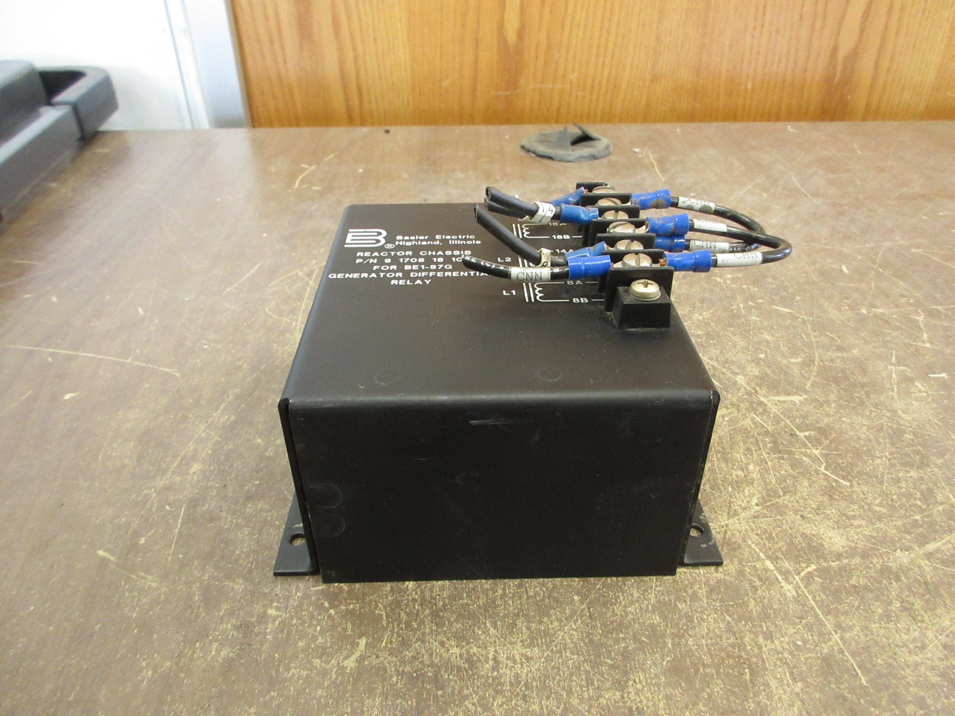 Basler Electric Reactor Chassis 9 1708 18 100 For BE1-87G Relay Used