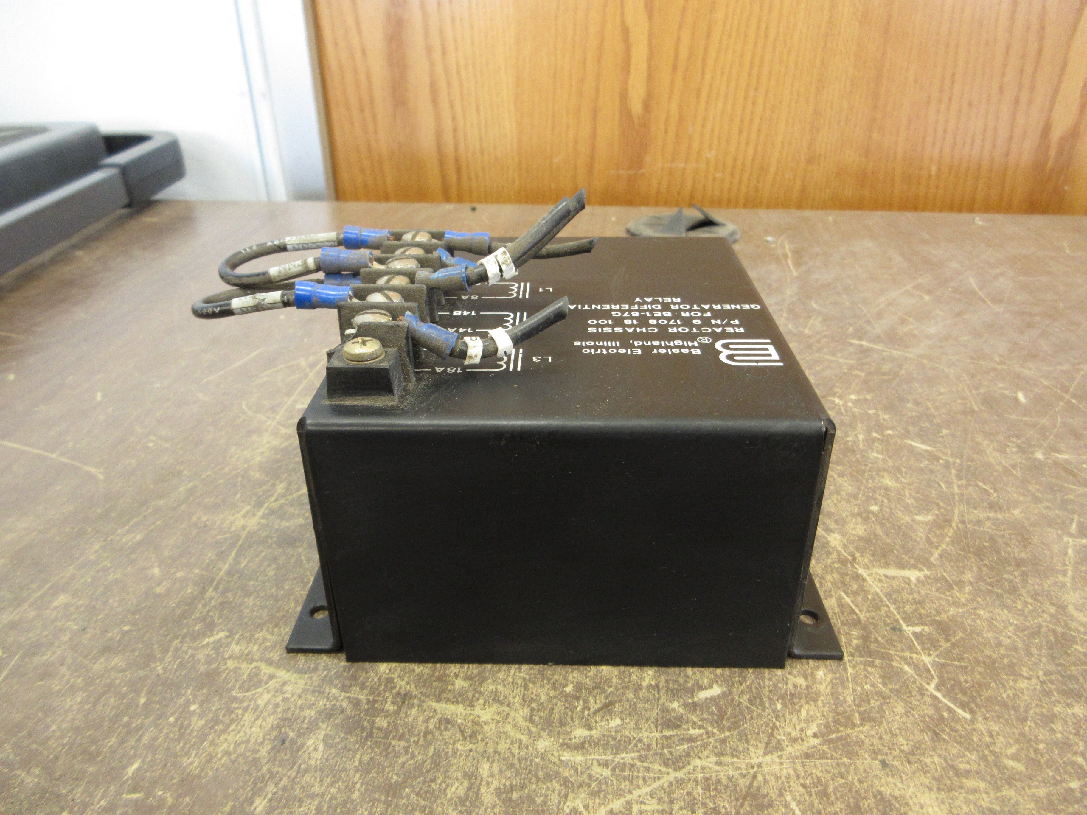Basler Electric Reactor Chassis 9 1708 18 100 For BE1-87G Relay Used