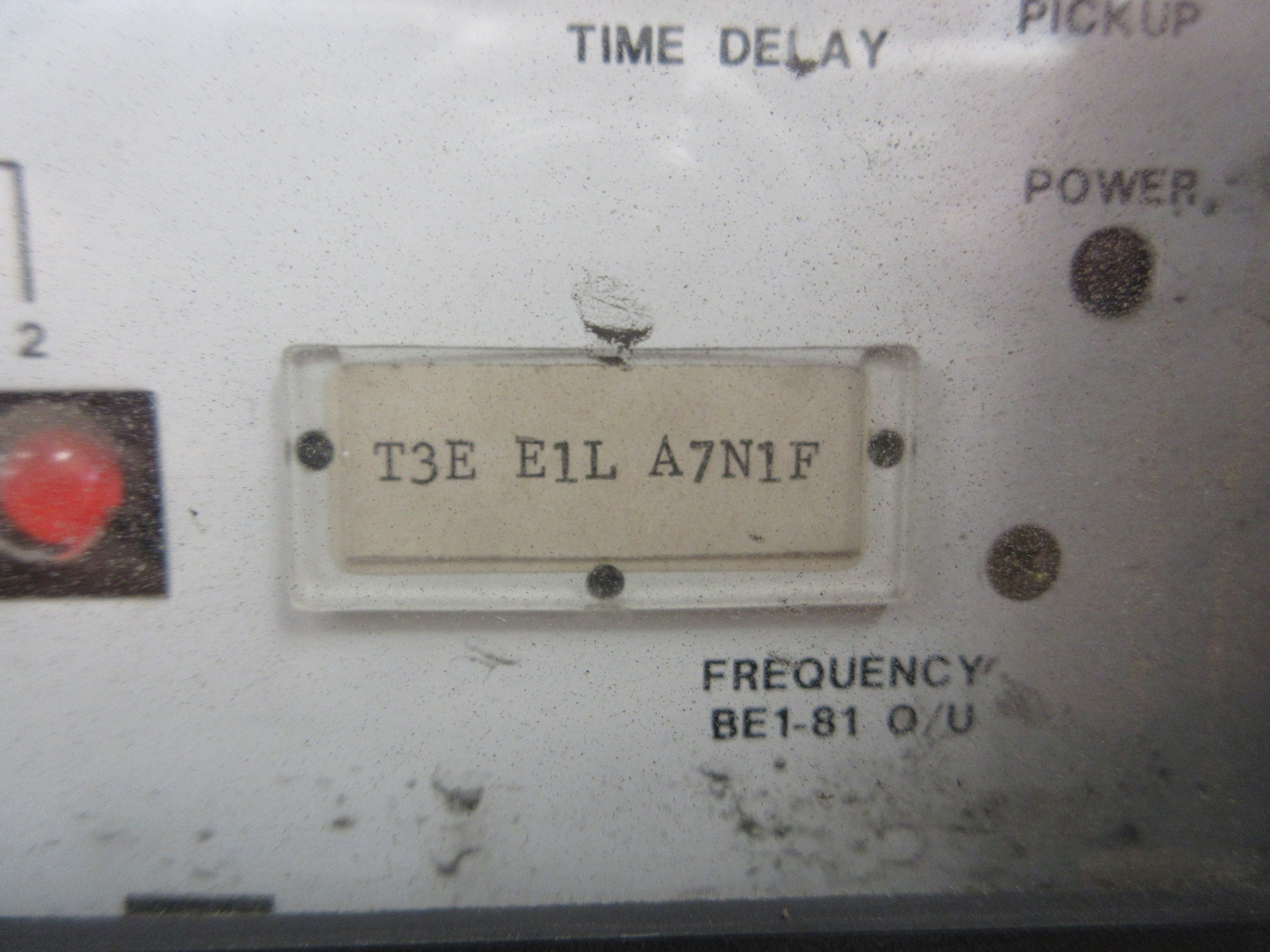 Basler Electric BE1-81 O/U Frequency Relay T3E E1L A7N1F Used
