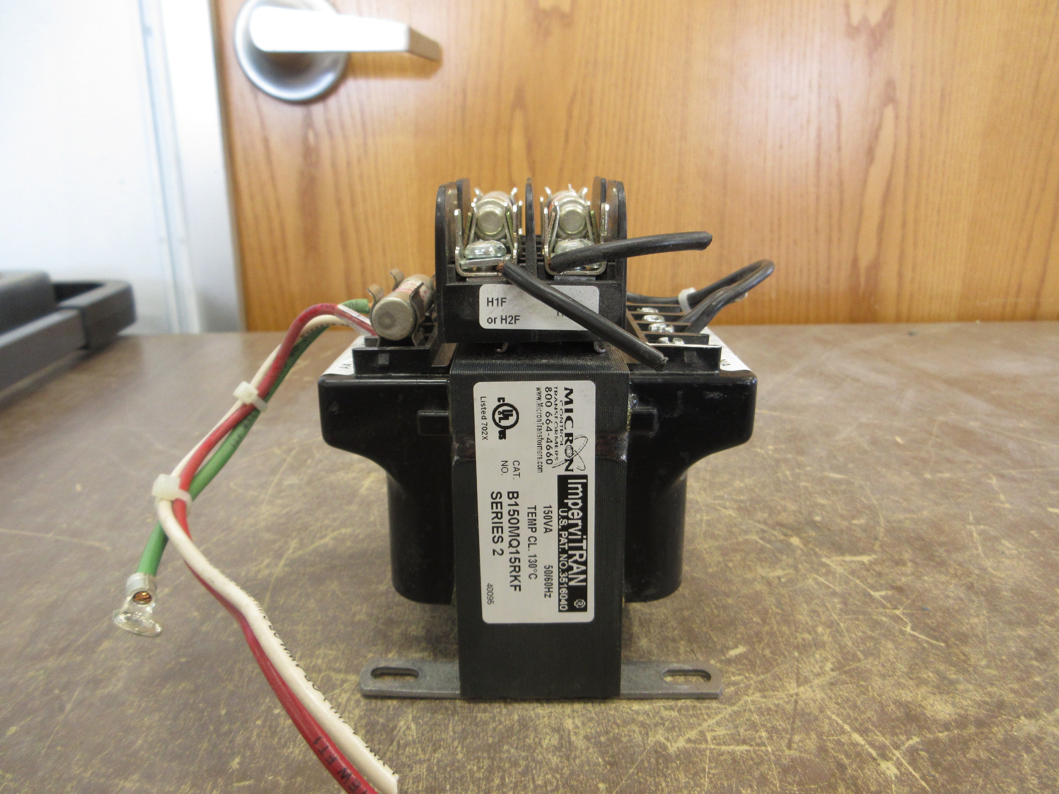 Micron ImperviTRAN Control Transformer B150MQ15RKF Ser. 2 150VA 50/60Hz Used