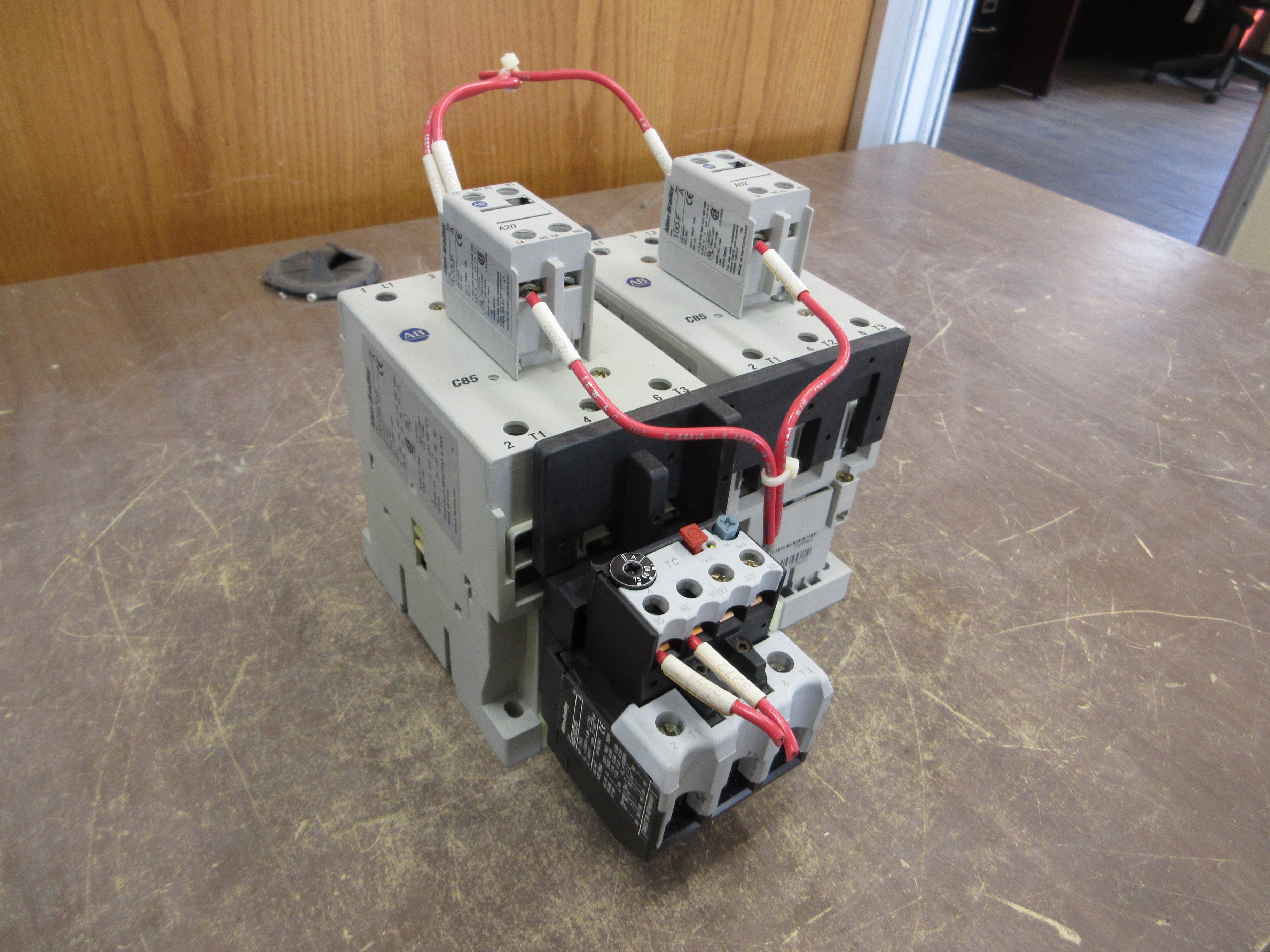 Allen-Bradley Reversing Starter 100-C85*00 / 193-TCC75 120V Coil Trip: 60-75A