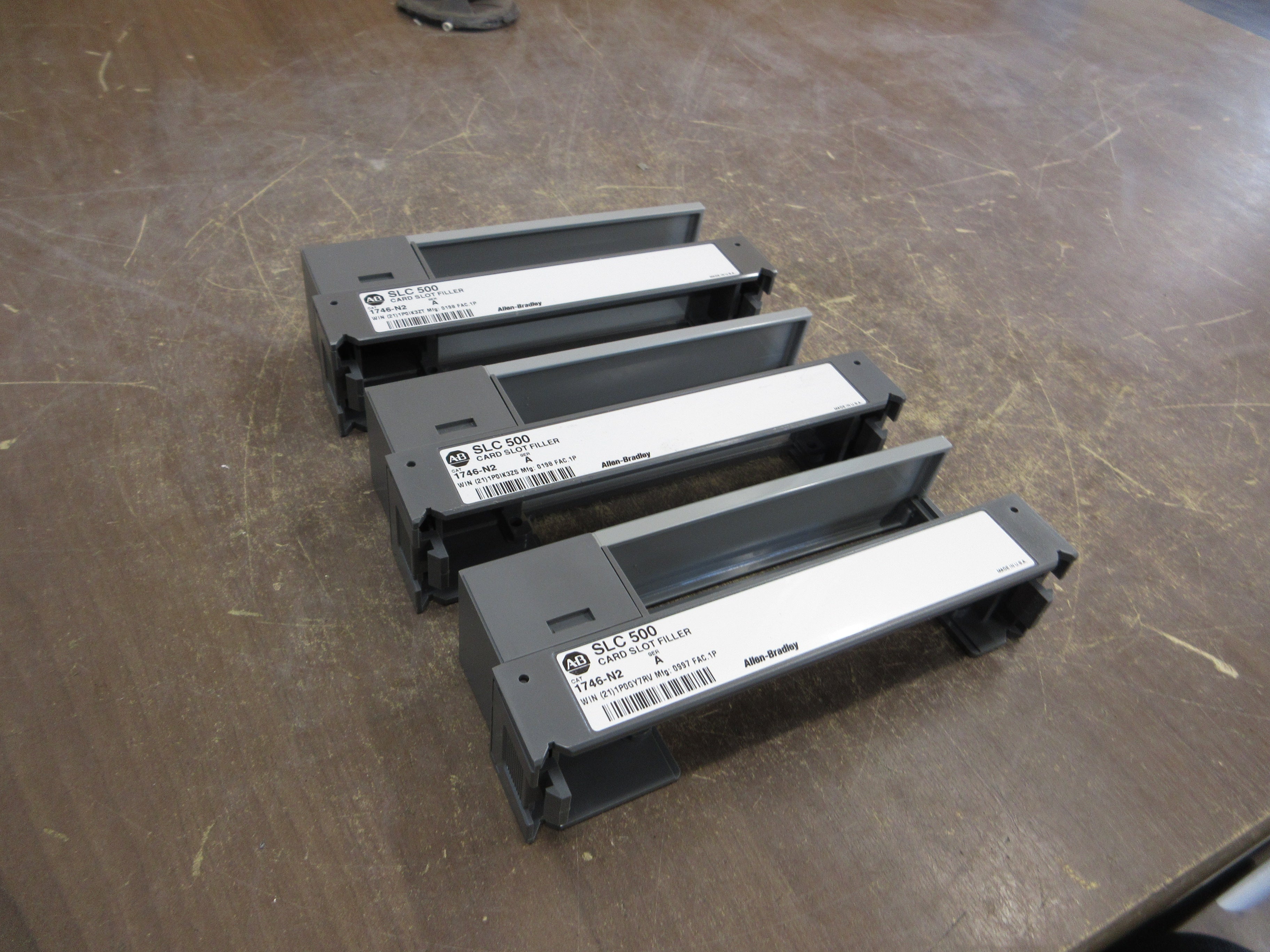 Allen-Bradley SLC 500 Card Slot Filler 1746-N2 Ser. A *Lot of 3* Used