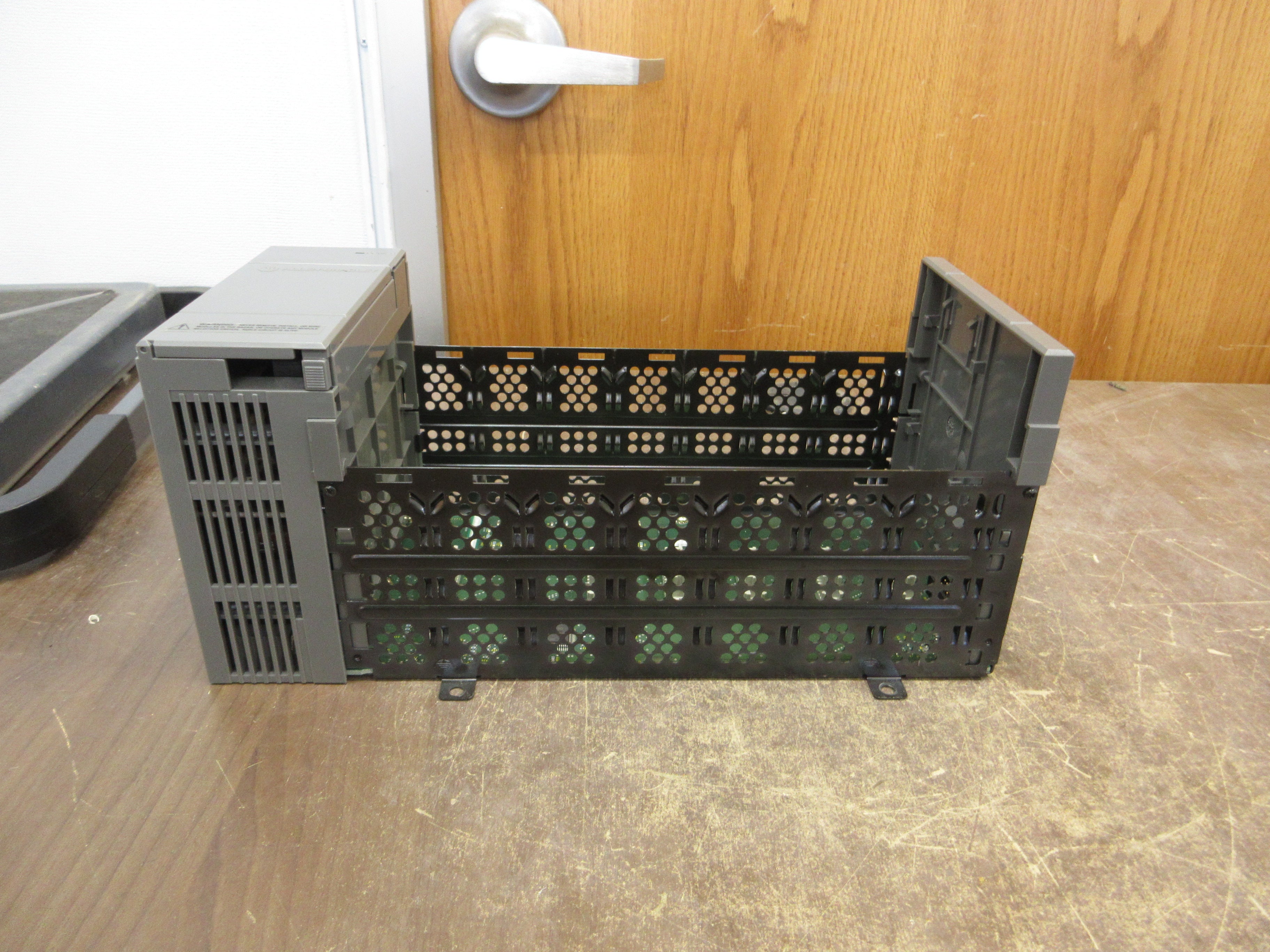 Allen-Bradley SLC 500 PLC Rack w/ Power Supply 1746-A7 / 1746-P1 7-Slot Used