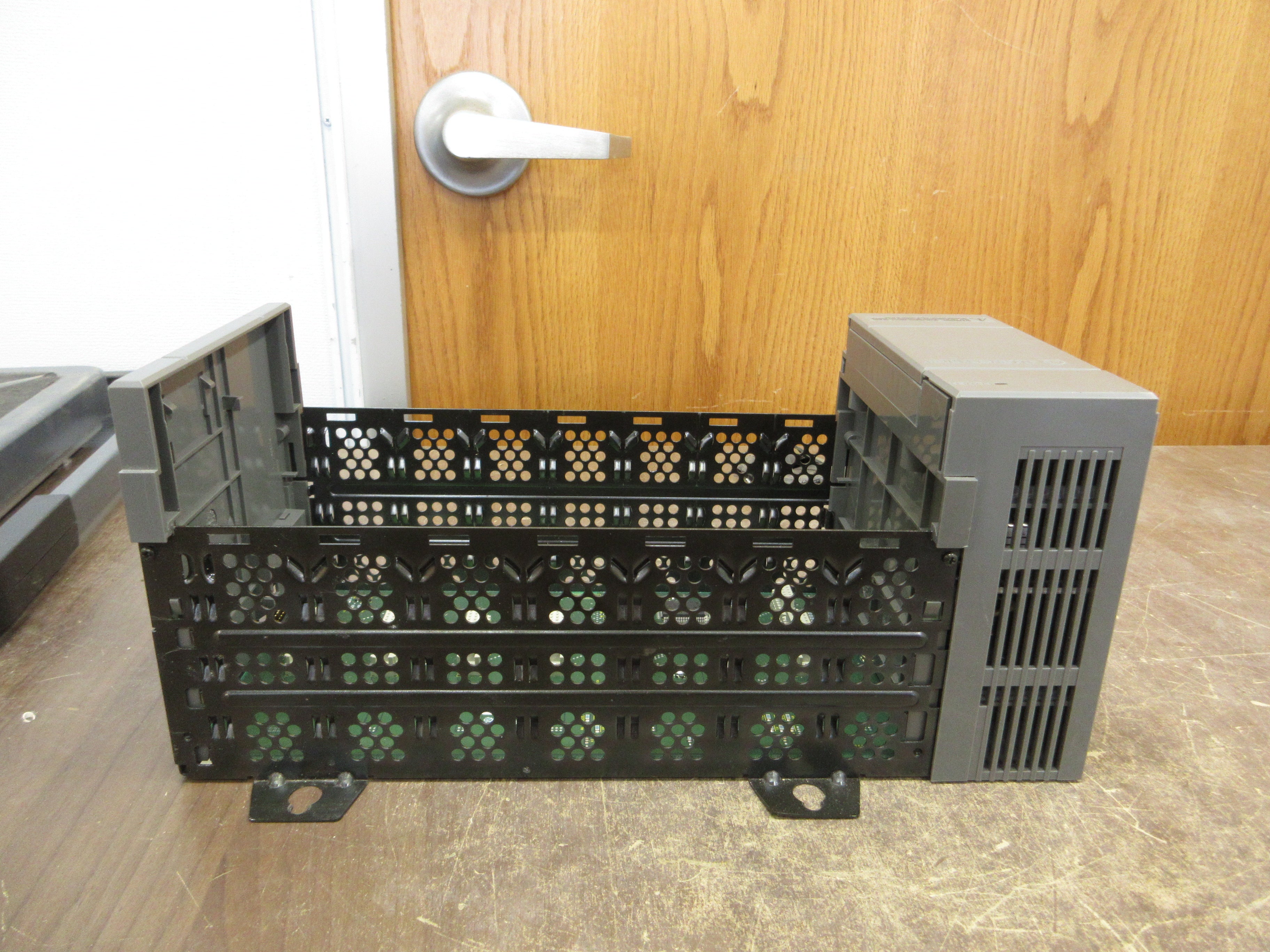 Allen-Bradley SLC 500 PLC Rack w/ Power Supply 1746-A7 / 1746-P1 7-Slot Used