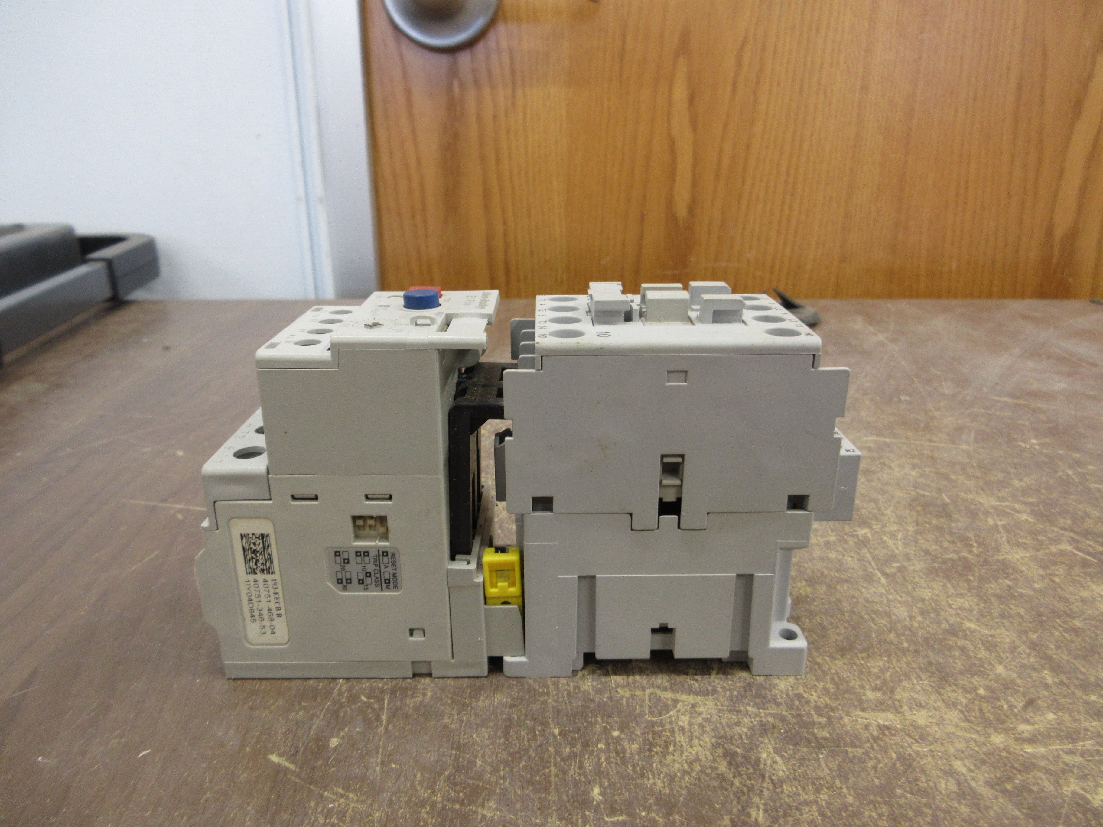 Allen-Bradley Starter 100-C16*00 / 193-EECB 120V Coil Trip: 1.0-5.0A Used
