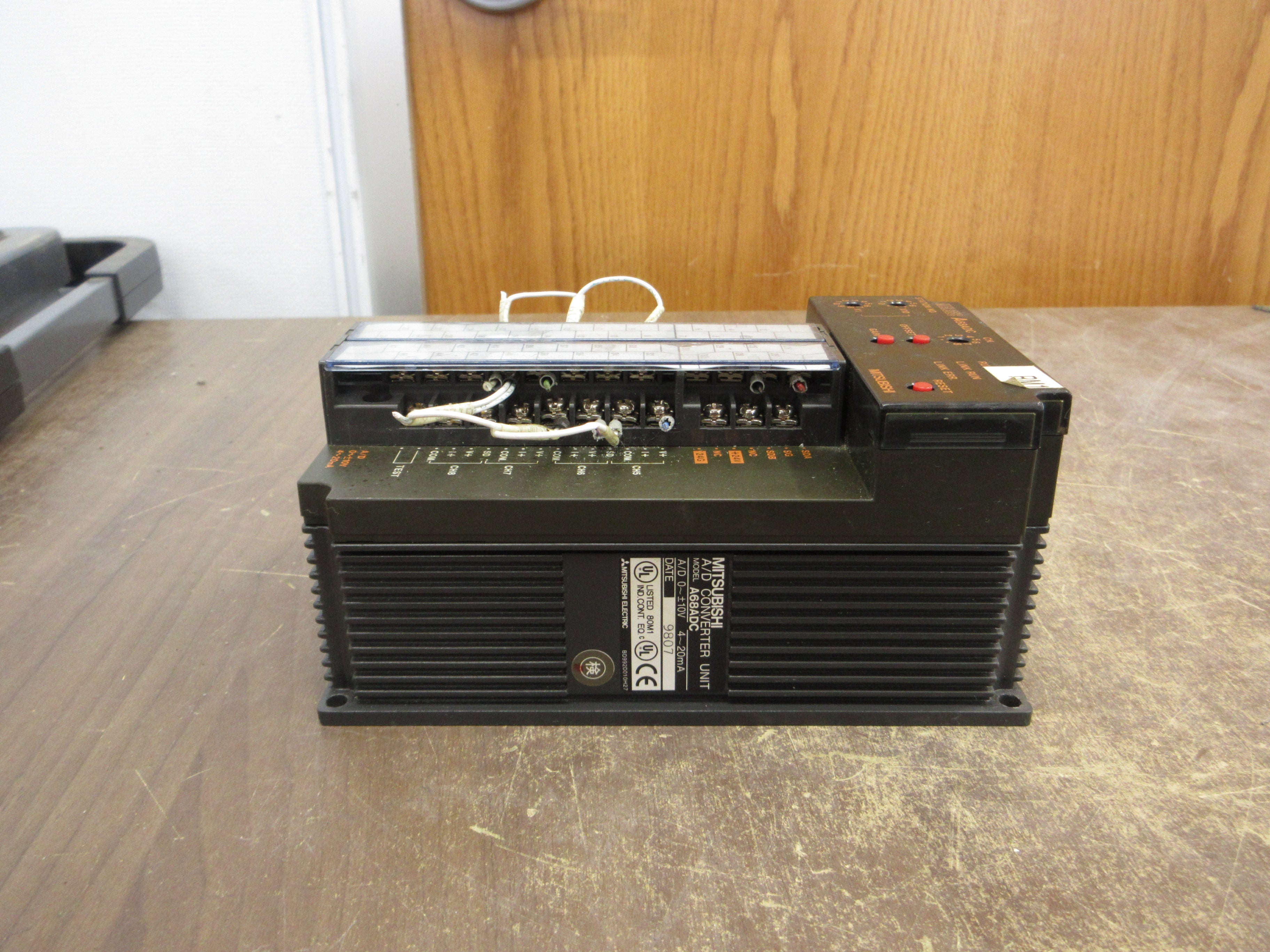Mitsubishi Melsec A/D Converter Unit A68ADC 0-10V 4-20mA Used