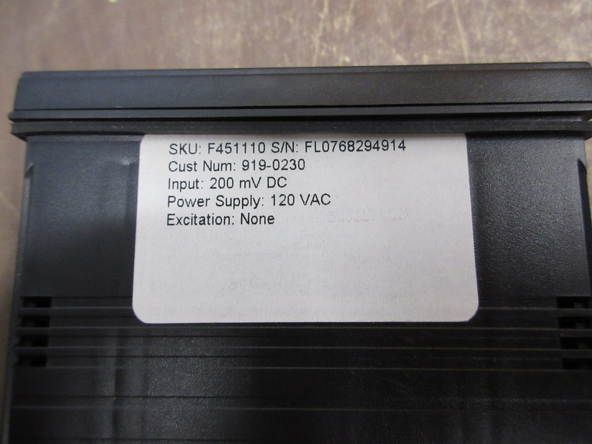 Simpson Panel Meter F451110 Input: 200mV DC New Surplus