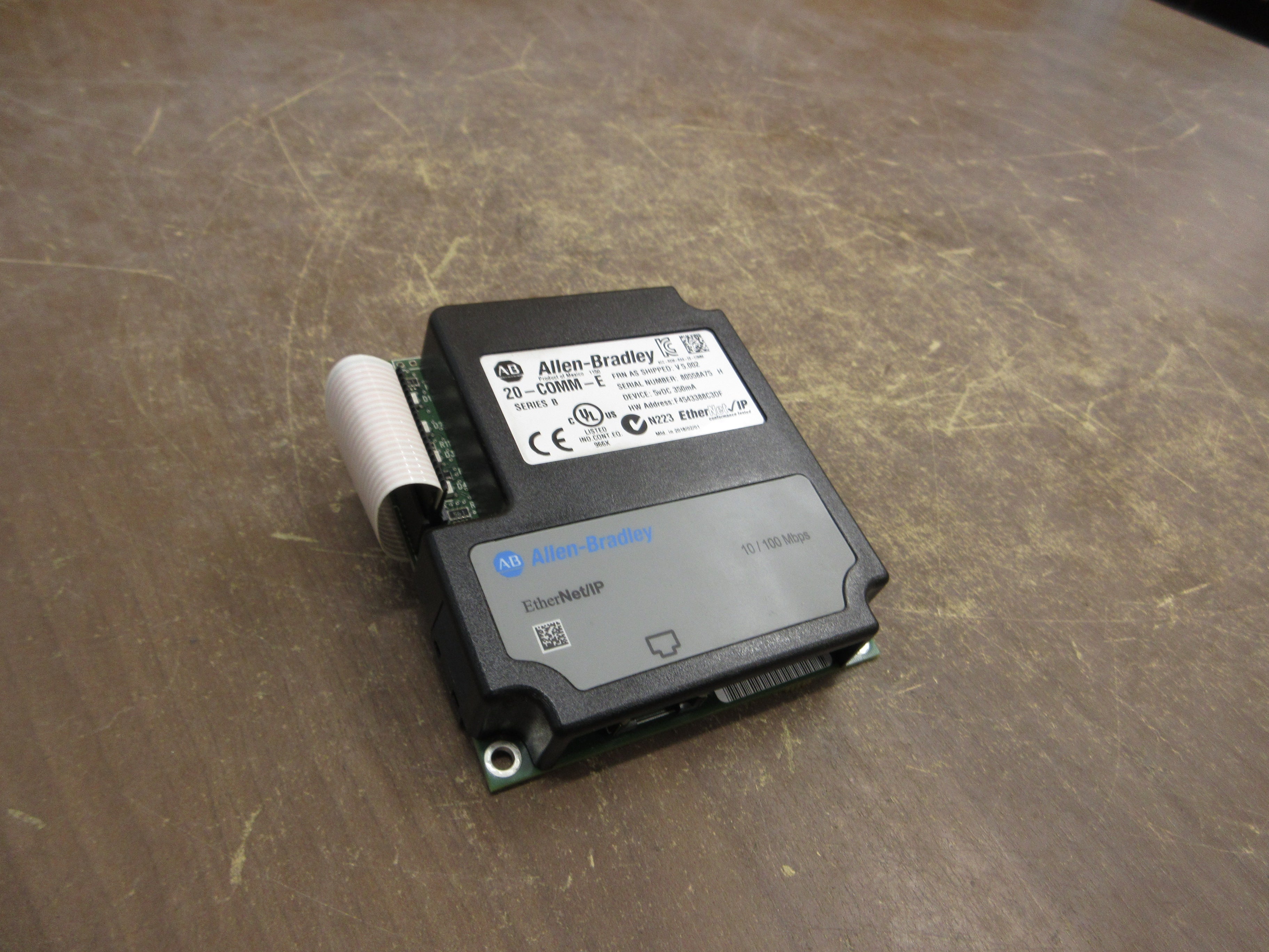 Allen-Bradley Ethernet/IP Adapter 20-COMM-E Ser. B FRN: V5.002 *No Box* New Surplus