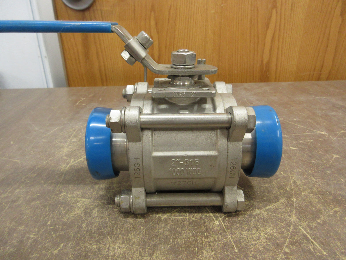 VNE Stainless Steel Valve 127GH 2" 1000 WOG *No Box* New Surplus