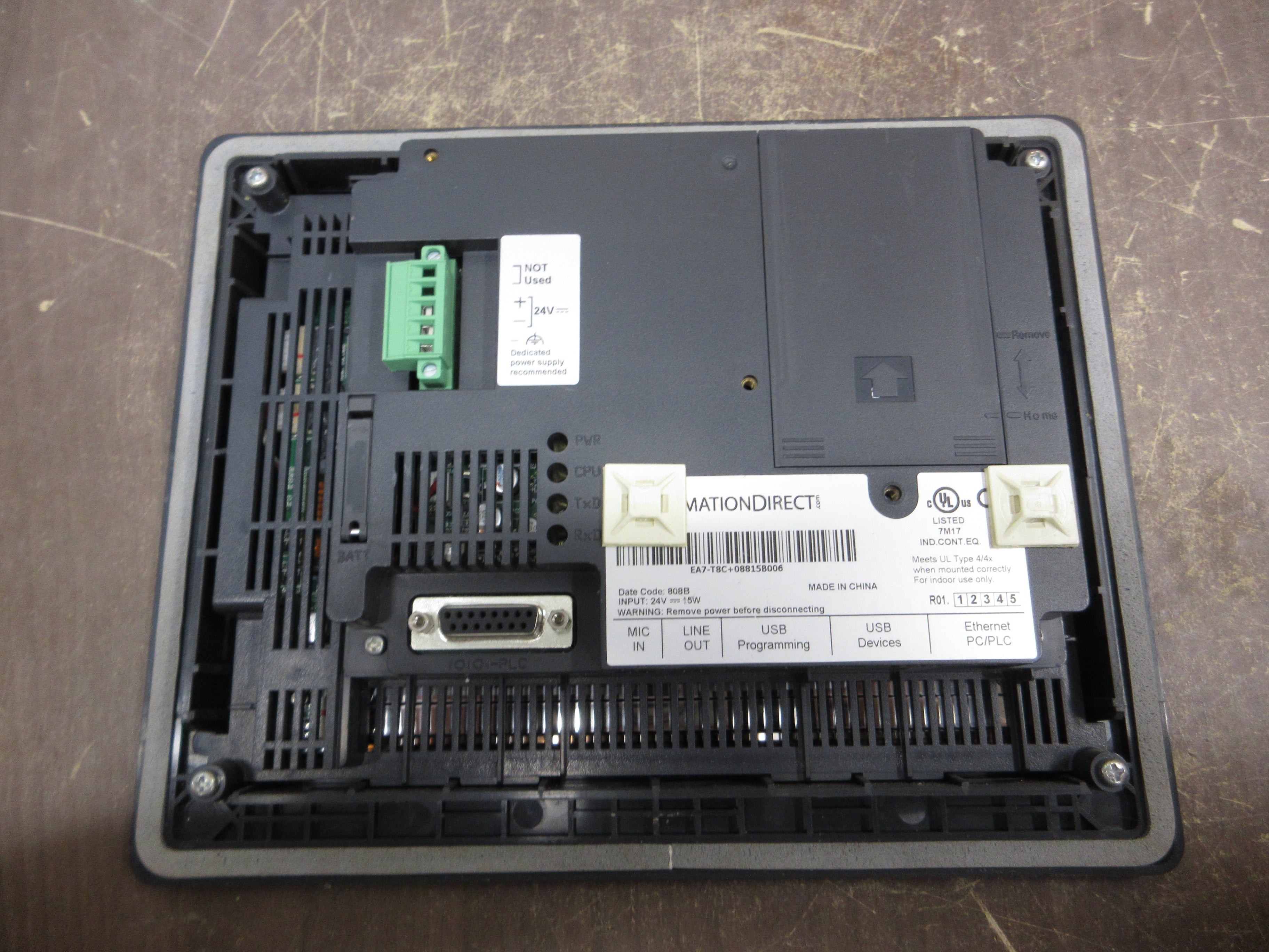 Automation Direct Touch Panel EA7-T8C+08815B006 24VDC 15W Used